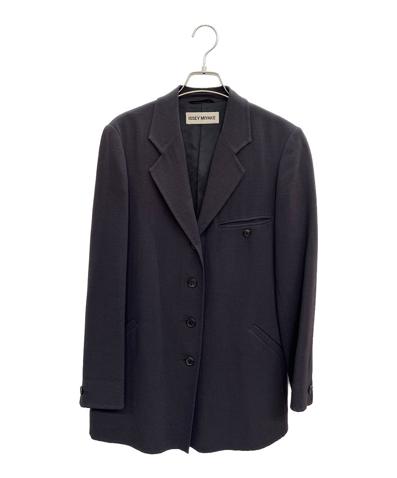 中古・古着通販】ISSEY MIYAKE (イッセイミヤケ) ジャケット パープル 