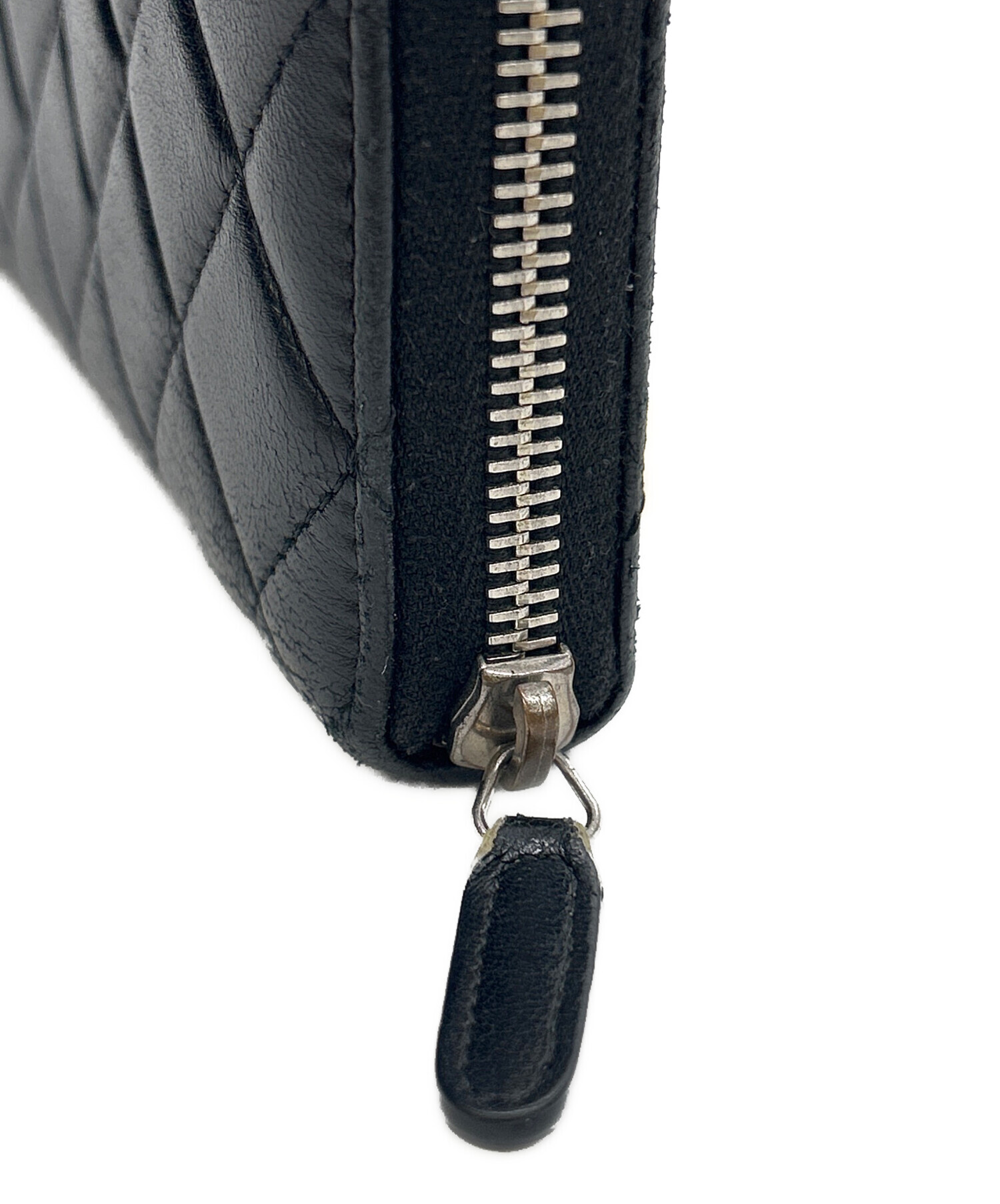 中古・古着通販】CHANEL (シャネル) 長財布 ブラック｜ブランド・古着