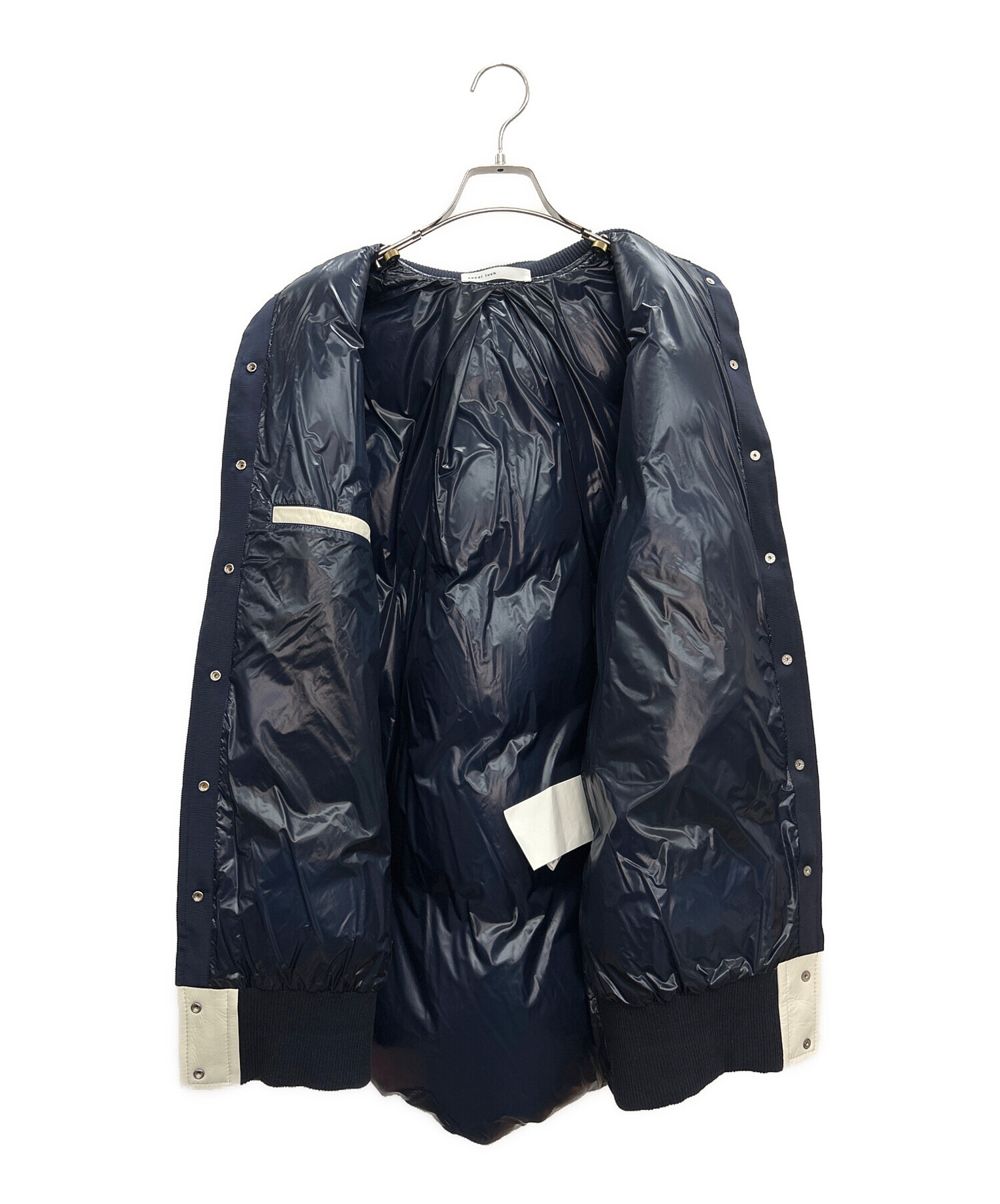 中古・古着通販】sacai luck (サカイラック) ダウンコート ネイビー