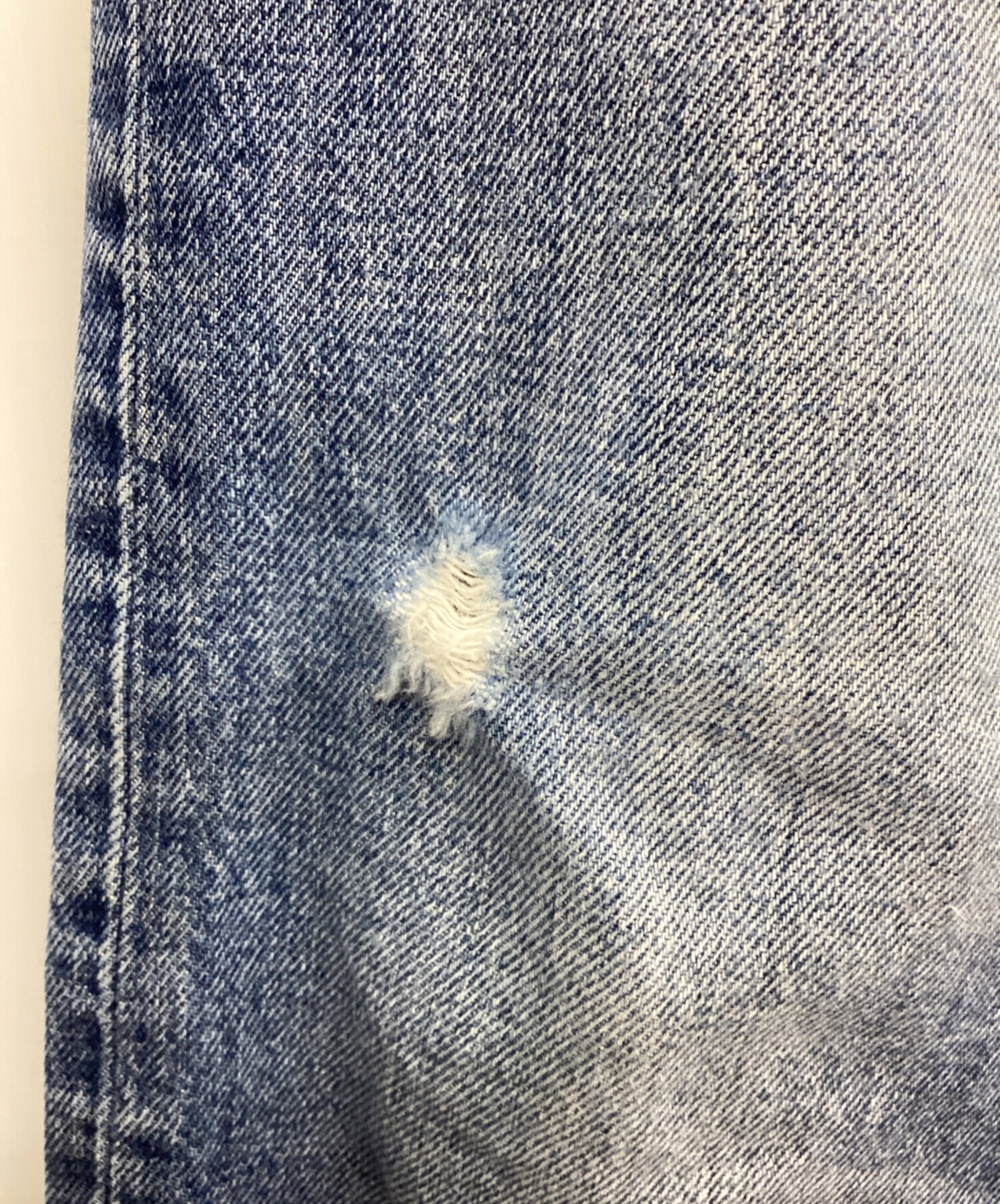 中古・古着通販】BALENCIAGA (バレンシアガ) ダメージ加工デニムパンツ