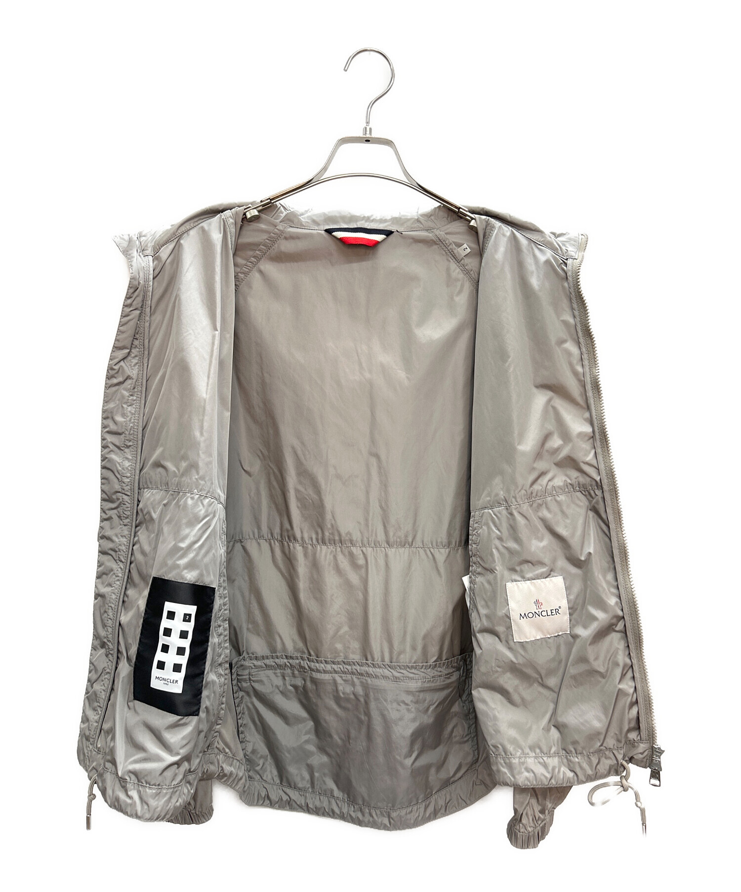 中古・古着通販】MONCLER (モンクレール) ナイロンジャケット グレー 