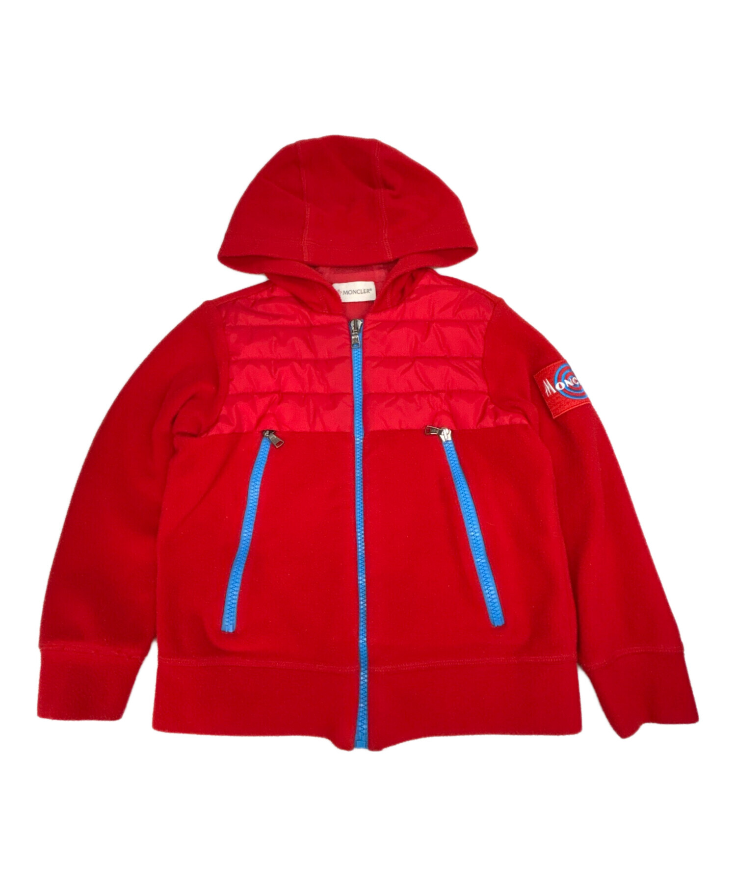 中古・古着通販】MONCLER (モンクレール) フリースジャケット レッド 
