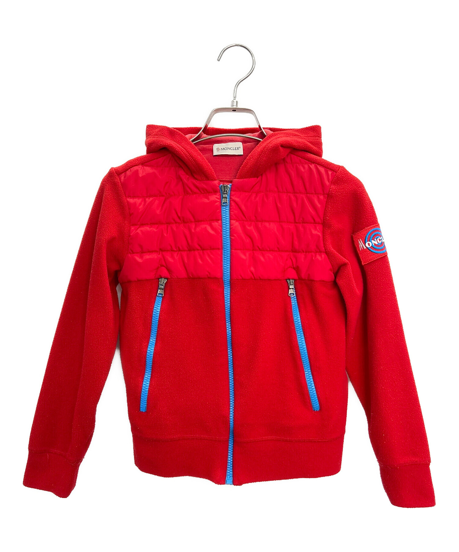 中古・古着通販】MONCLER (モンクレール) フリースジャケット レッド 