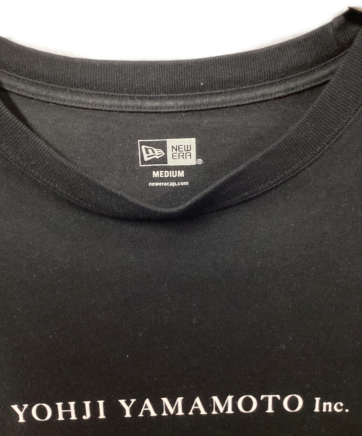 ヨージヤマモト　ブラック 長袖カットソー 中古・古着通販】New Era (ニューエラ) YOHJI YAMAMOTO (ヨウジ