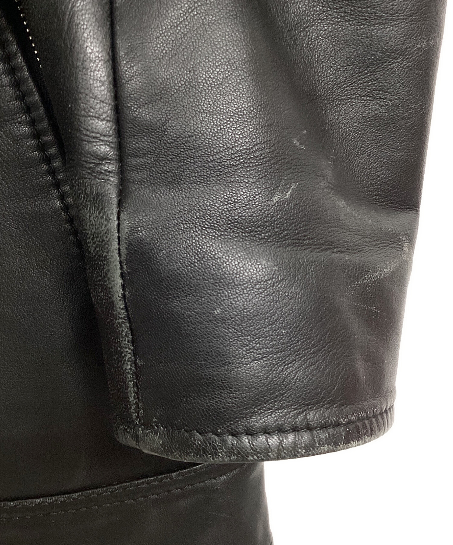 中古・古着通販】DIESEL (ディーゼル) シングルライダースジャケット