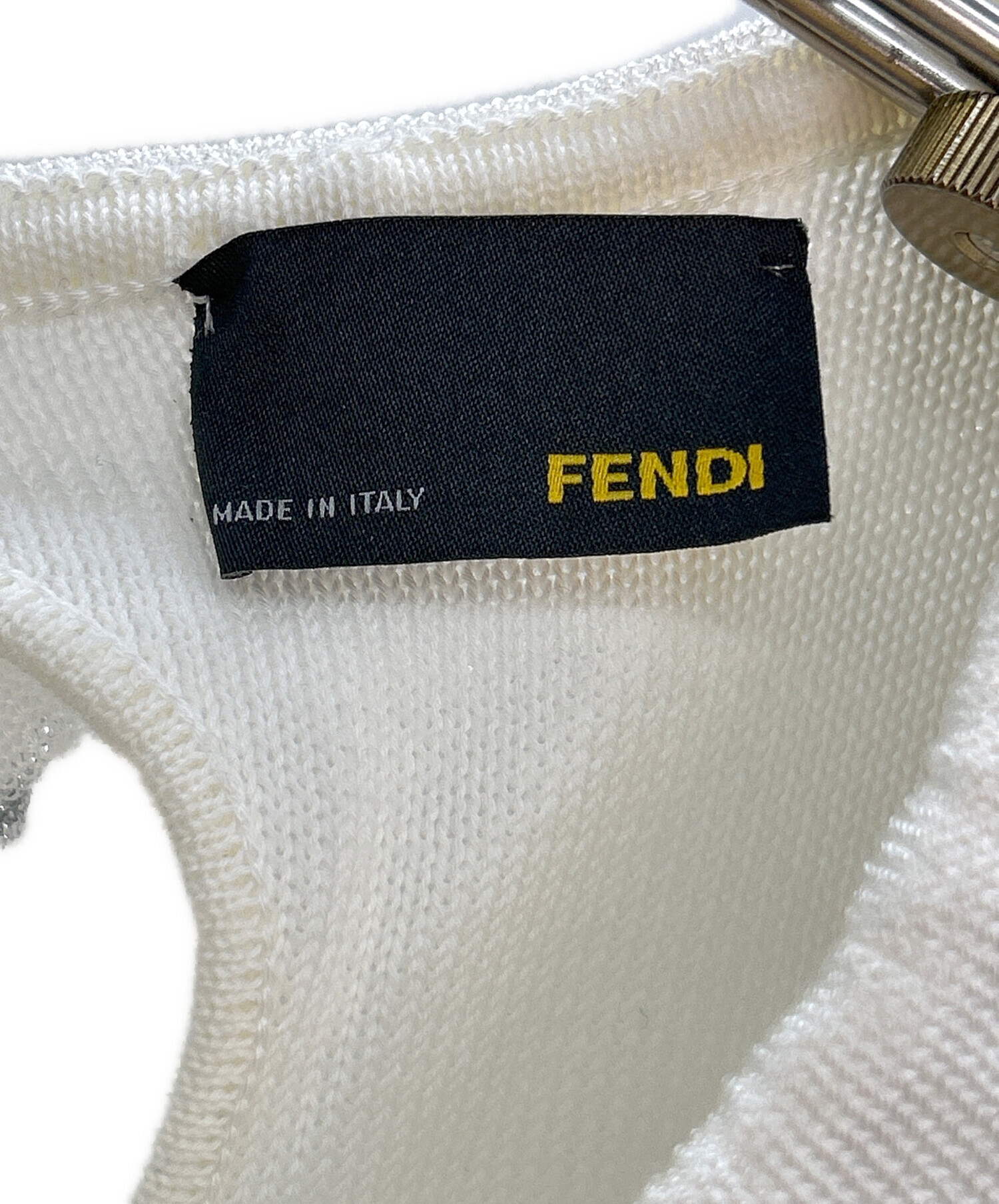 中古・古着通販】FENDI (フェンディ) ニット ベージュ サイズ:40