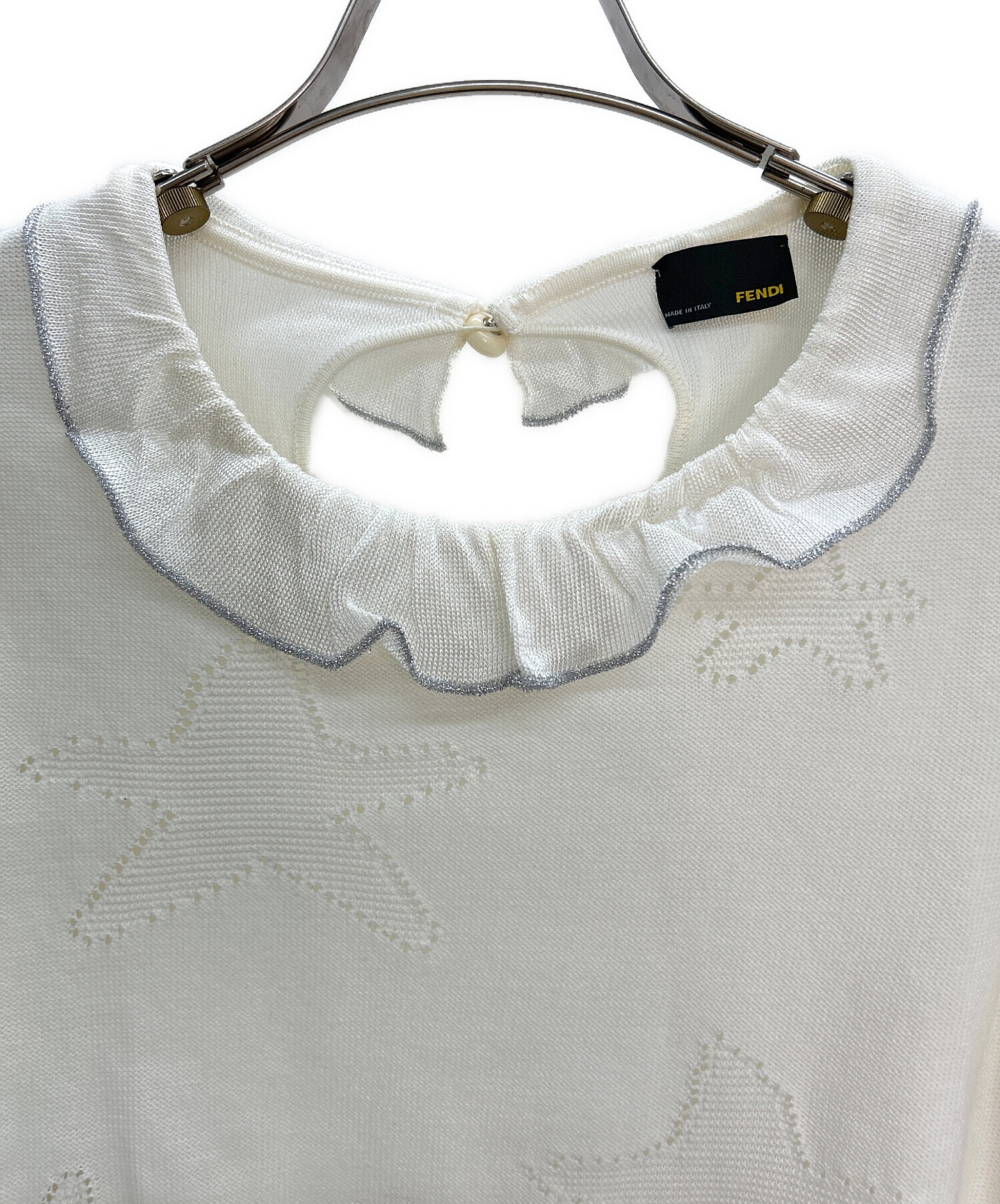 中古・古着通販】FENDI (フェンディ) ニット ベージュ サイズ:40