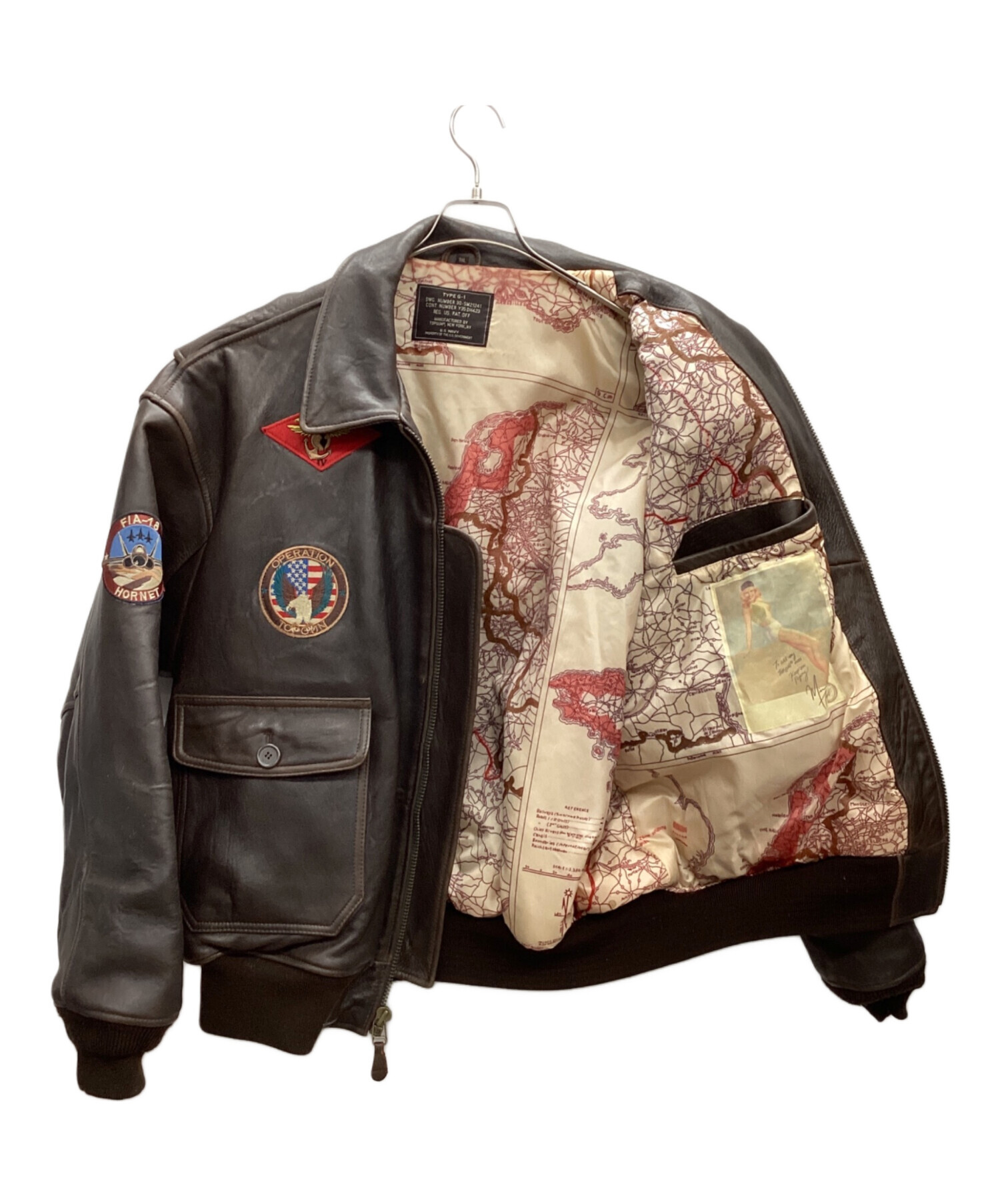 中古・古着通販】U'S NAVY (ユーエスネイビー) G-1フライトジャケット