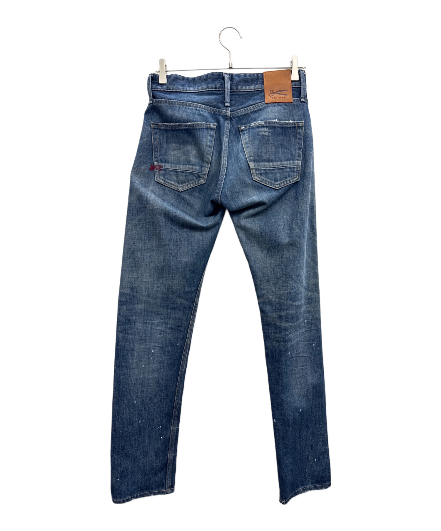 新品！DENHAM デニムパンツ インディゴ ボタンフライ 中古・古着通販】Denham (デンハム) デニムパンツ インディゴ サイズ
