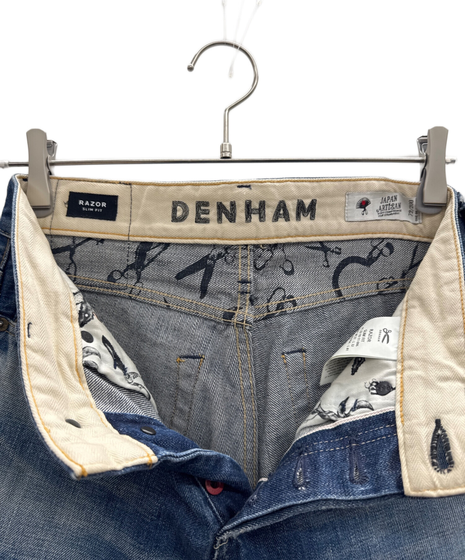 中古・古着通販】Denham (デンハム) デニムパンツ インディゴ サイズ