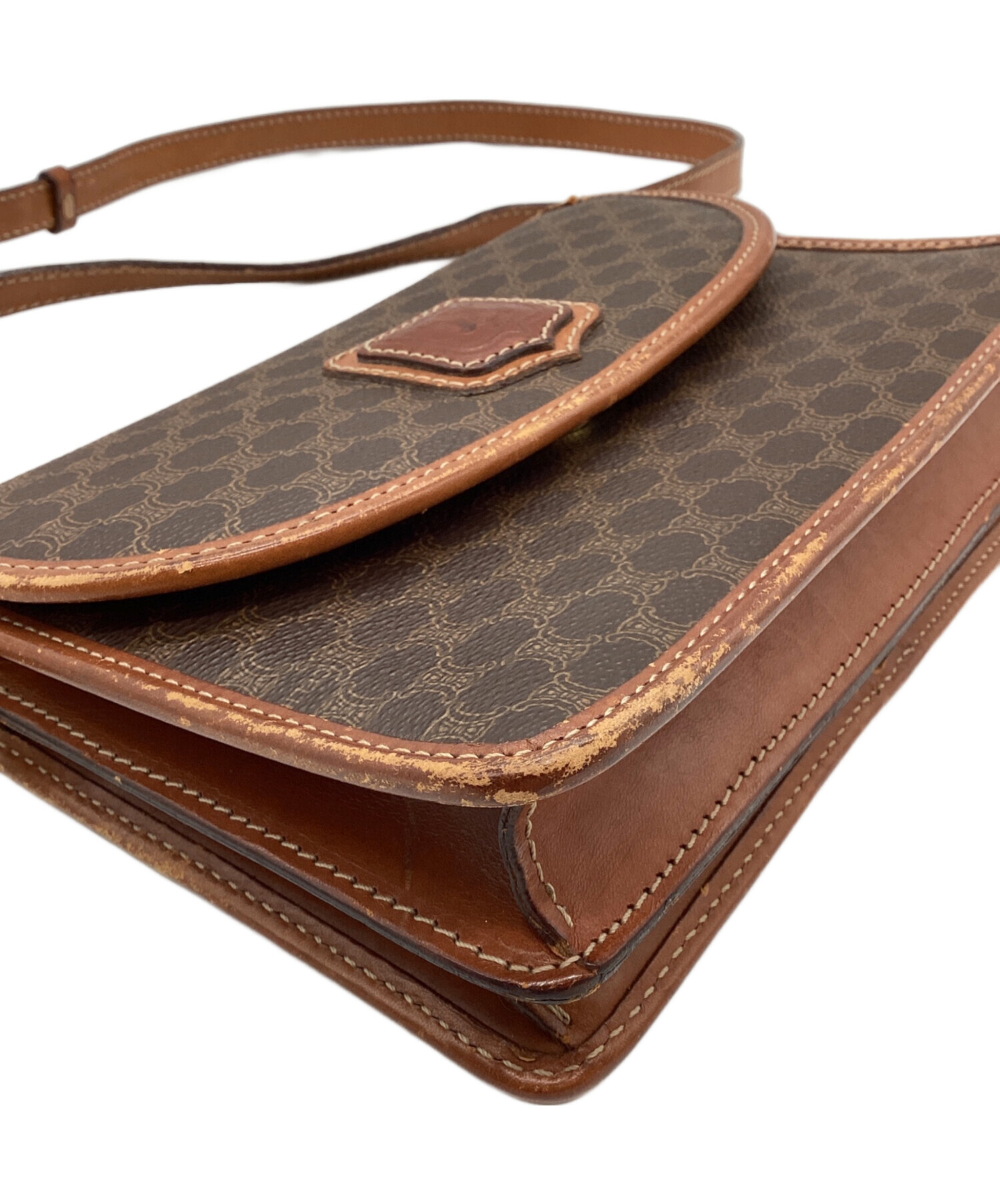 中古・古着通販】CELINE (セリーヌ) ショルダーバッグ ブラウン