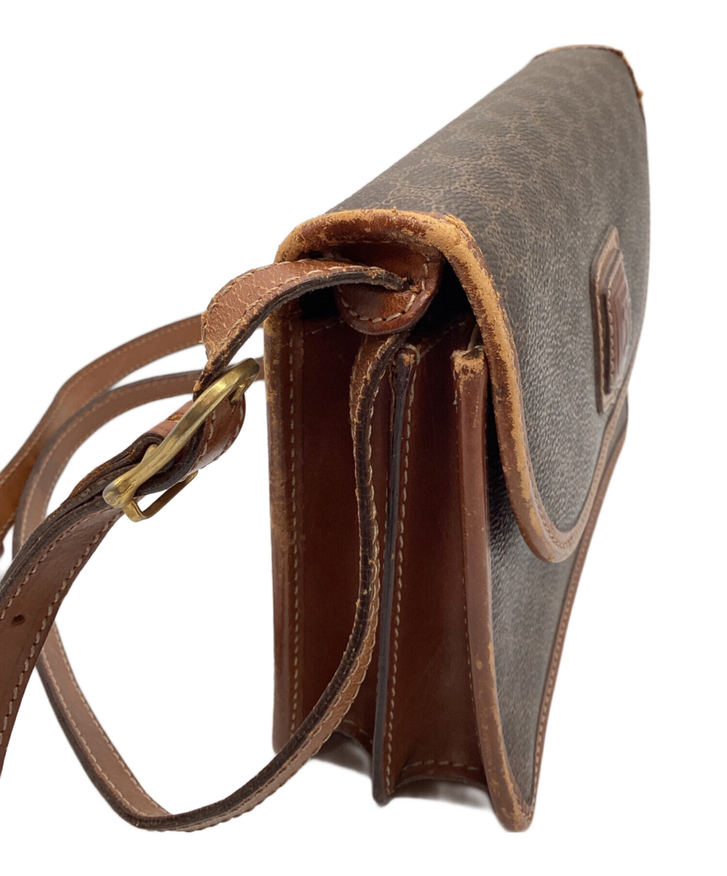 中古・古着通販】CELINE (セリーヌ) ショルダーバッグ ブラウン