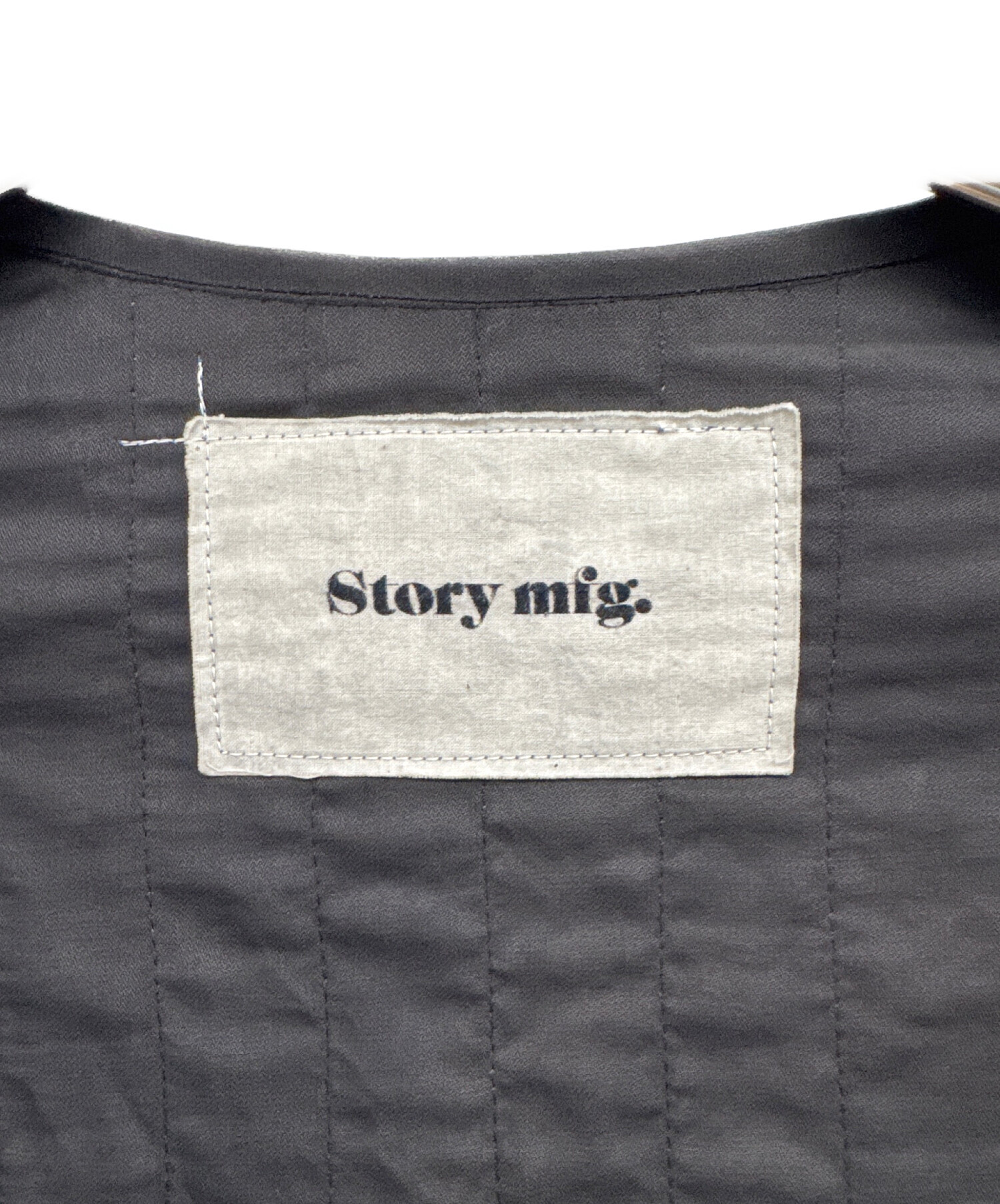中古・古着通販】Story mfg. (ストーリーエムエフジー) ノーカラー