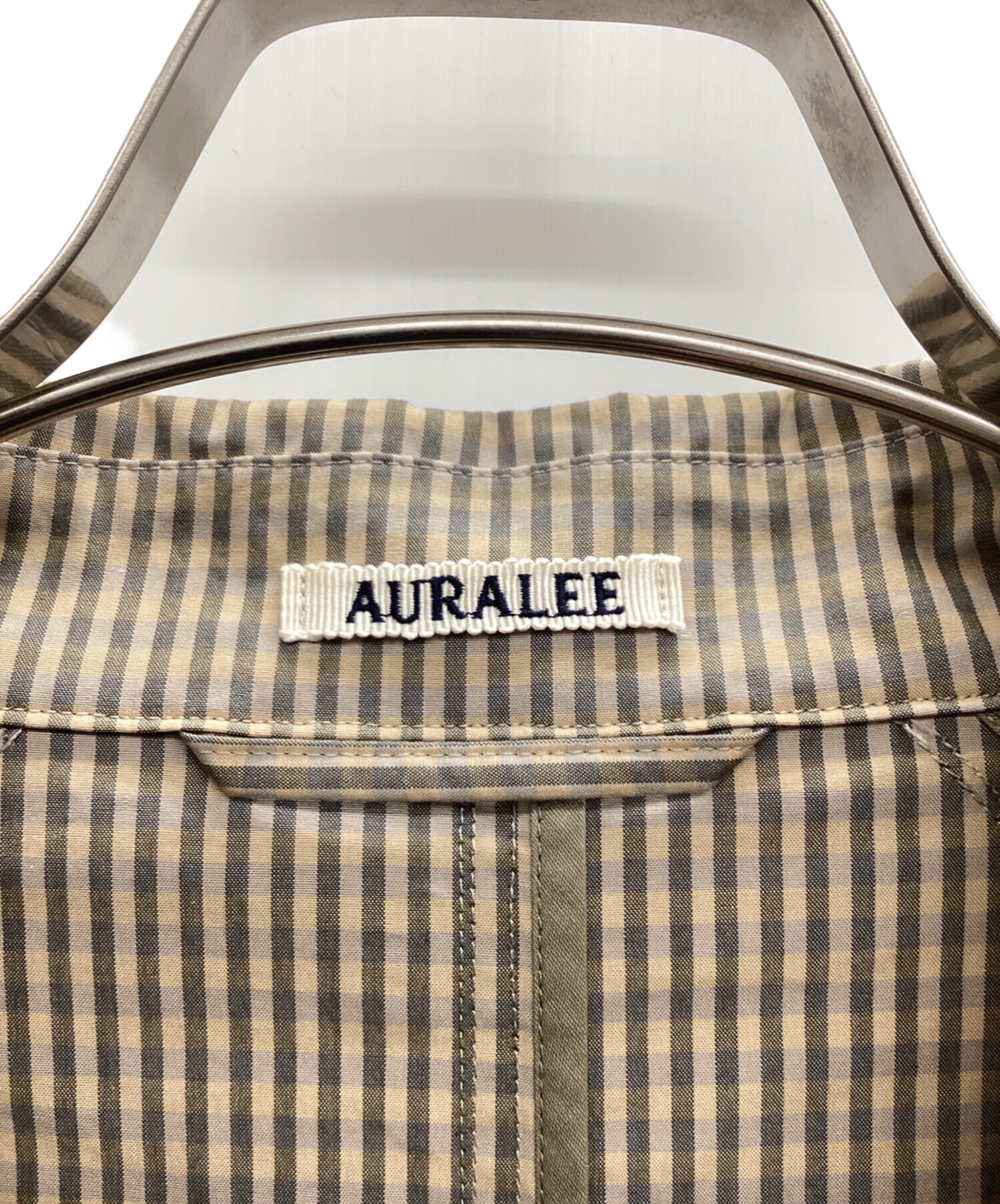 中古・古着通販】AURALEE (オーラリー) ステンカラーコート ベージュ