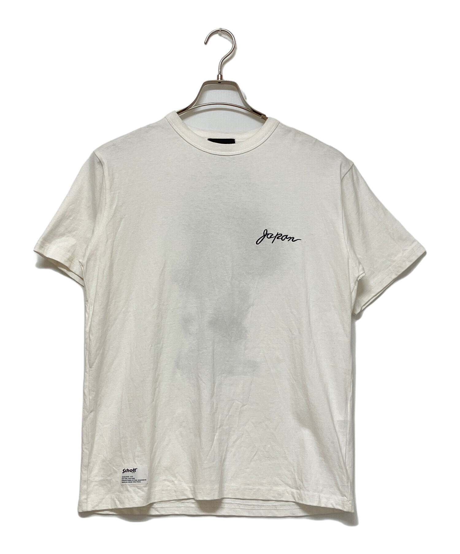 中古・古着通販】Schott (ショット) 半袖Tシャツ ホワイト サイズ:SIZE 