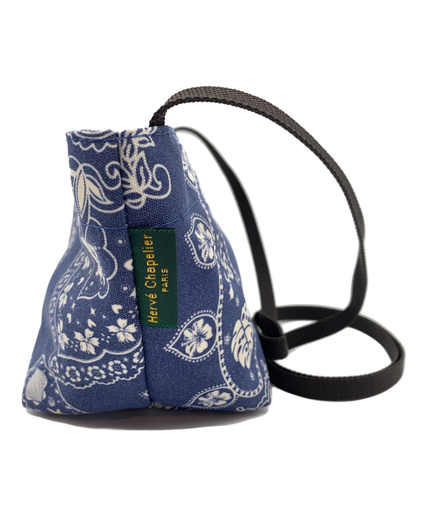 HERVE CHAPELIER エルベシャプリエ ショルダーバッグ  青 【古着】【中古】【送料無料】 中古・古着通販】Herve Chapelier (エルベシャプリエ) ショルダー