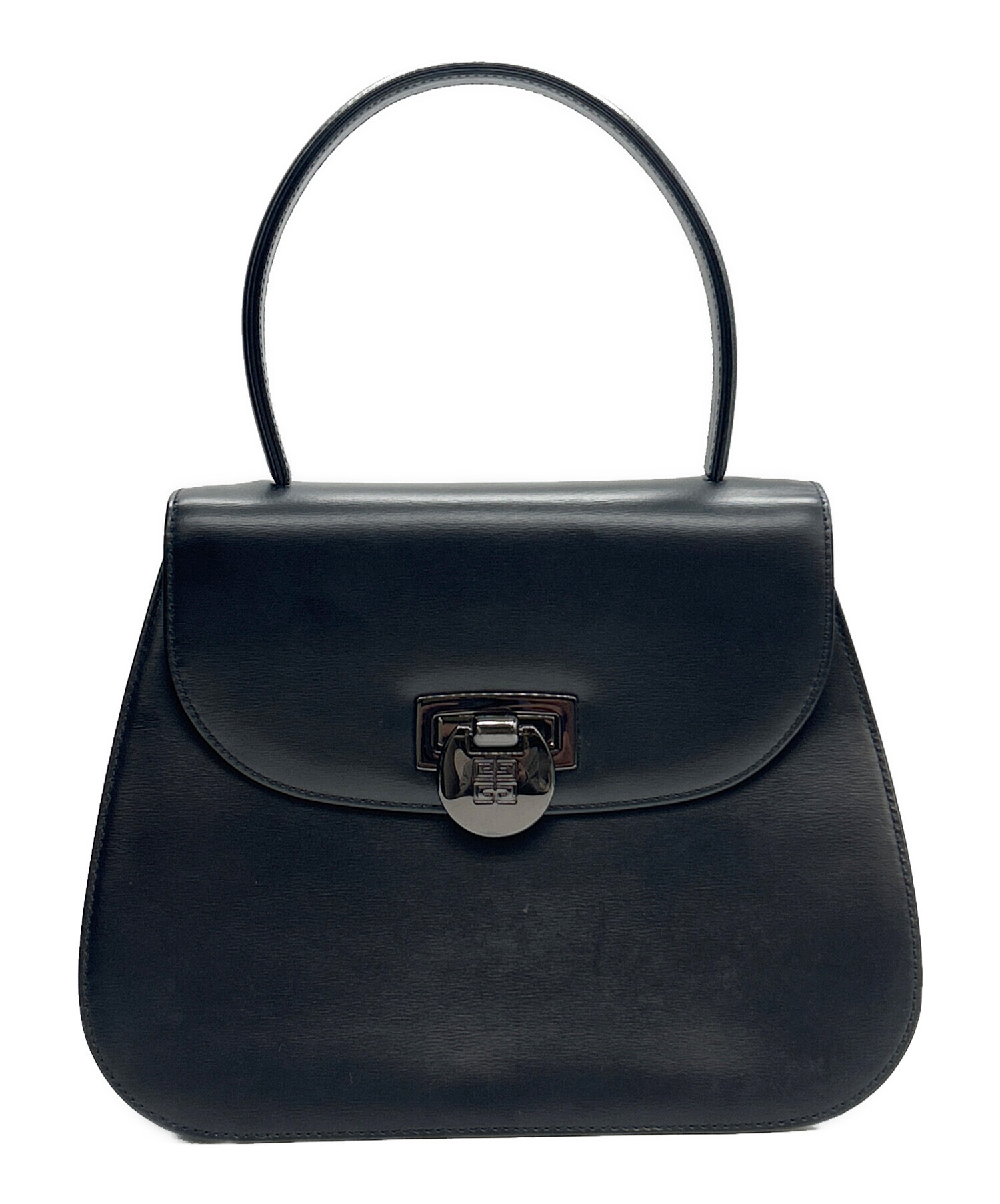 中古・古着通販】GIVENCHY (ジバンシィ) ハンドバッグ ブラック 
