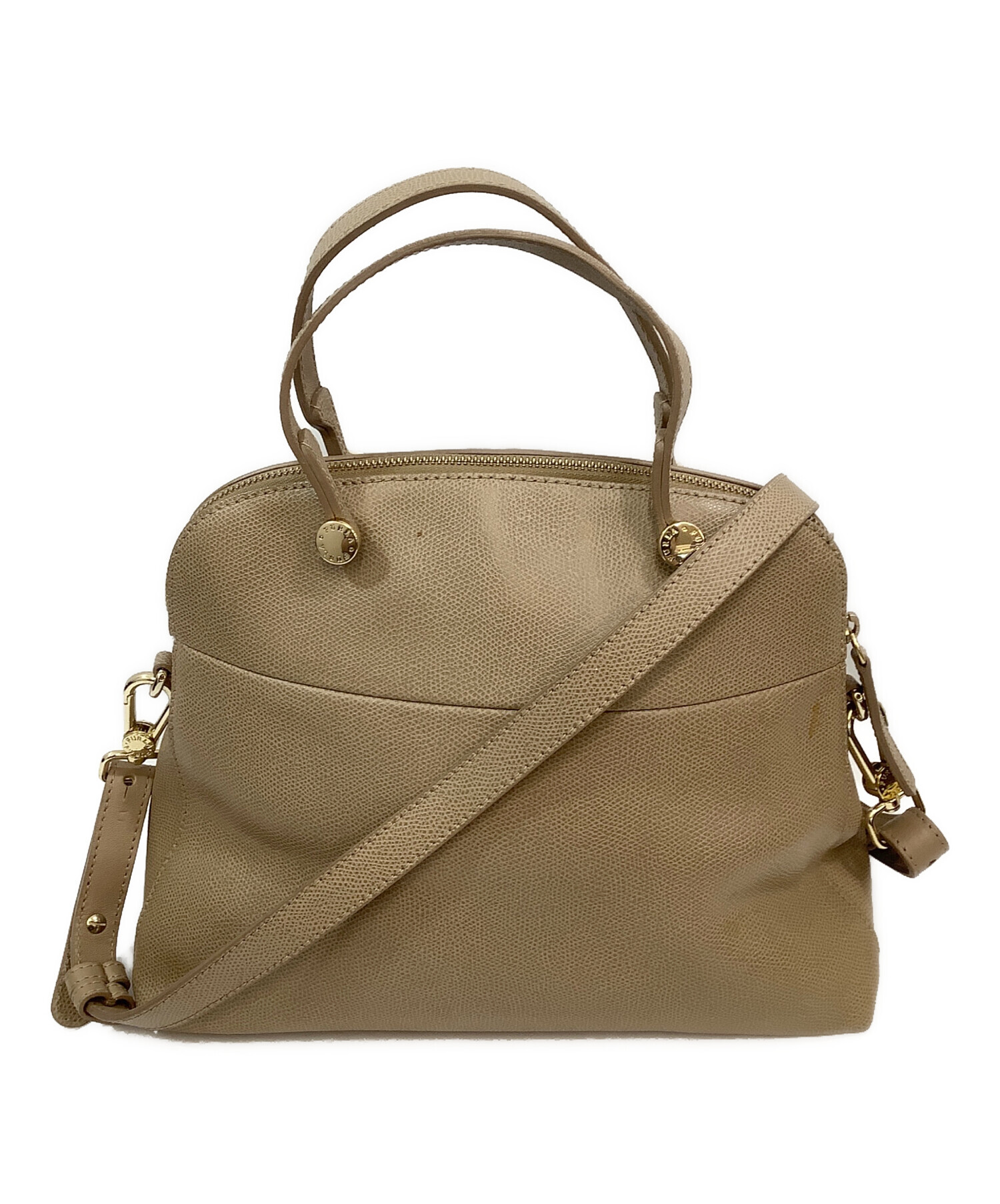 中古・古着通販】FURLA (フルラ) ショルダーバッグ ベージュ｜ブランド 