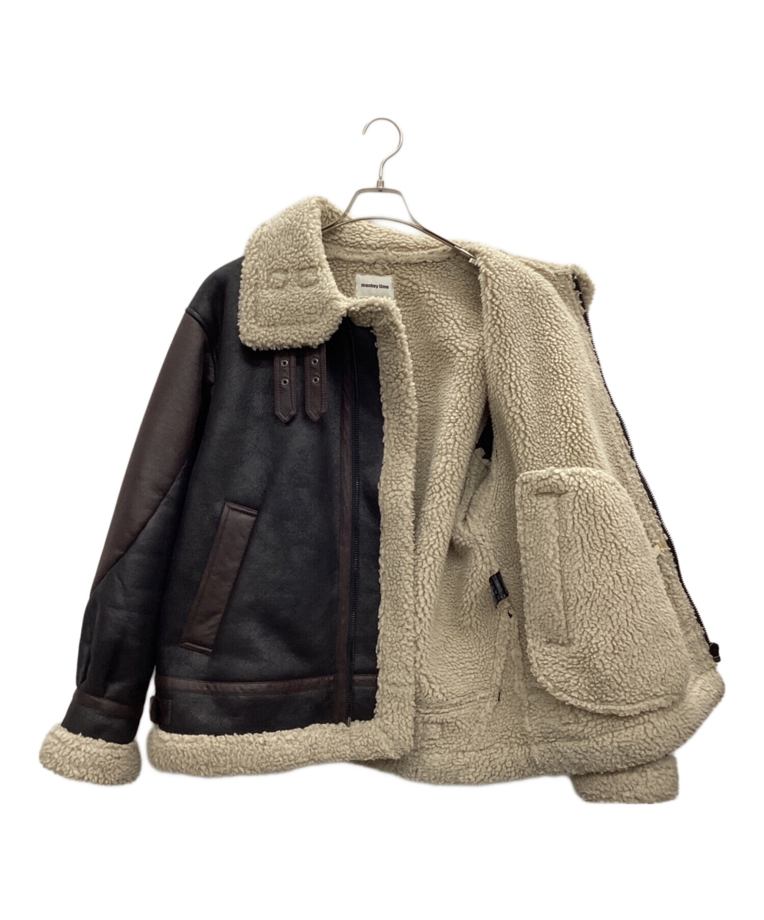 中古・古着通販】MONKEY TIME (モンキータイム) フェイクムートンB-3