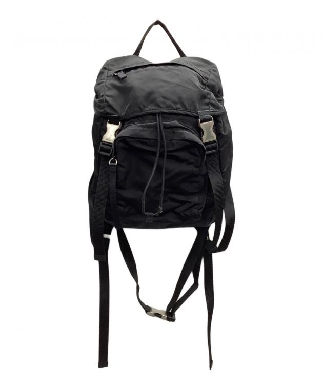 中古・古着通販】PRADA (プラダ) ナイロンリュック ブラック｜ブランド 