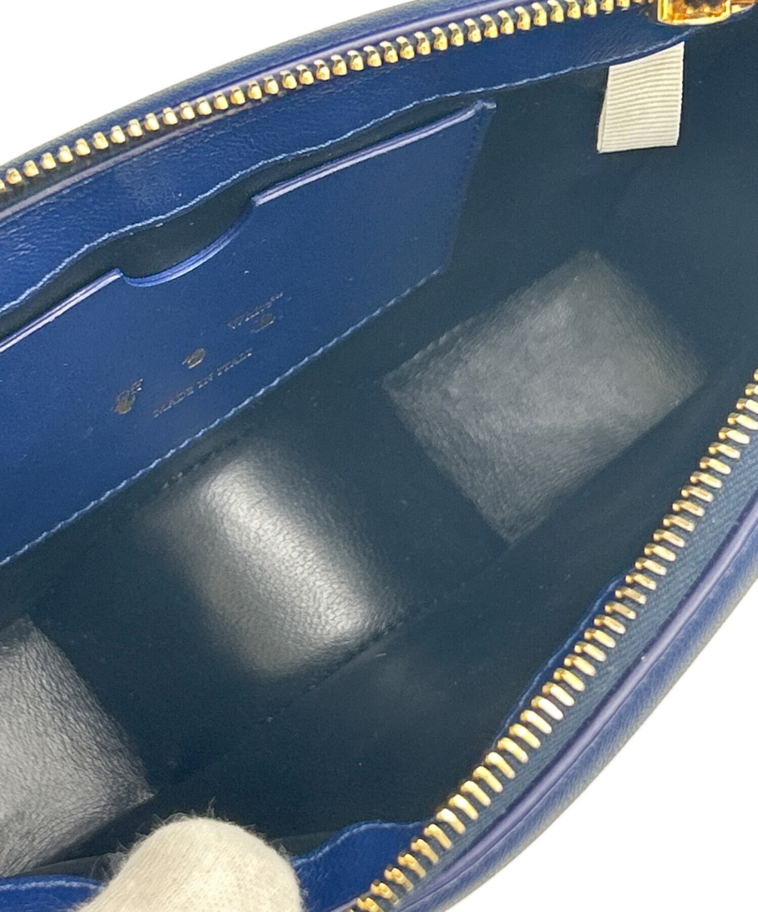 中古・古着通販】OFFWHITE (オフホワイト) ハンドバッグ ネイビー