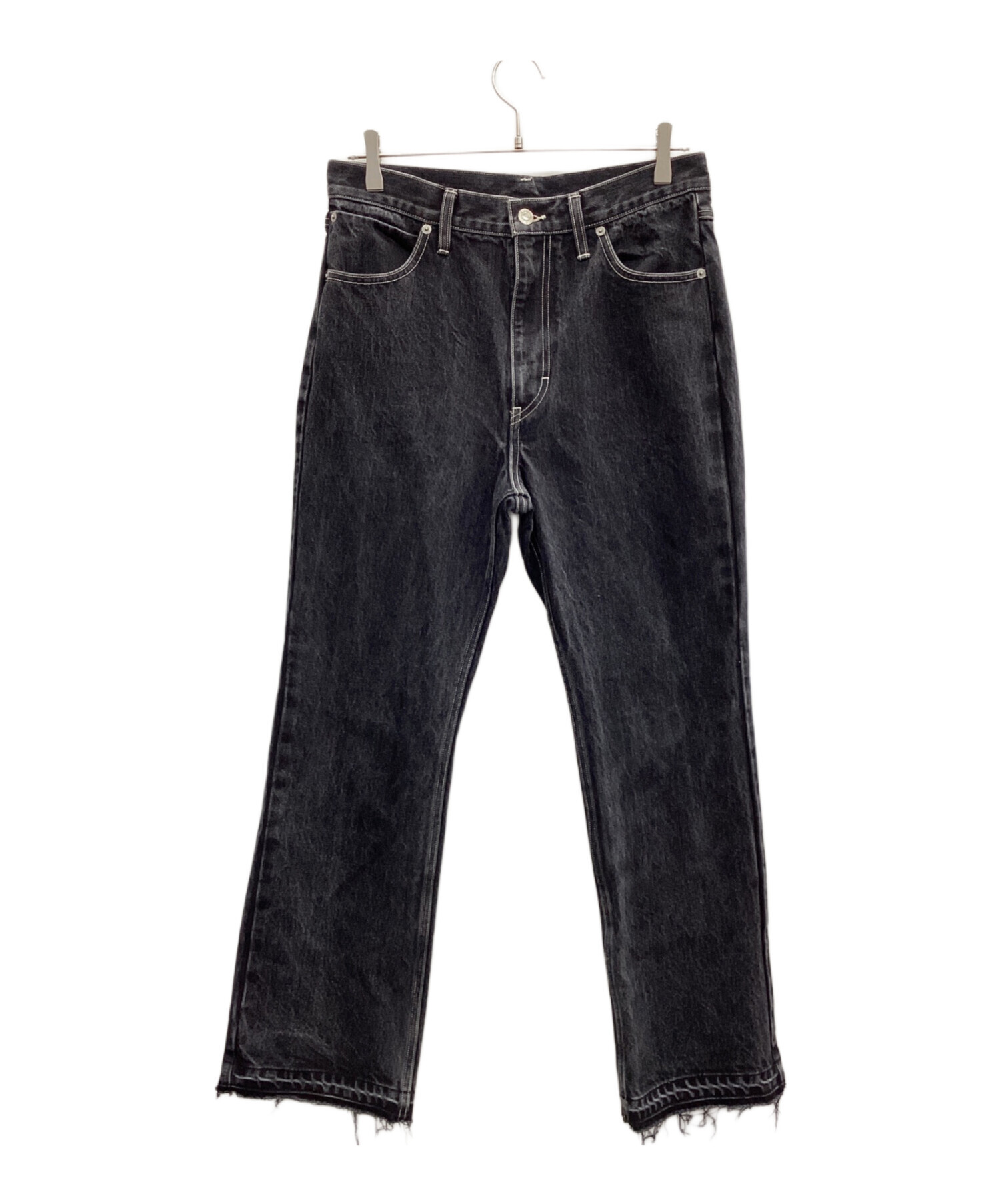 SOE(ソーイ) メンズ パンツ デニム 中古・古着通販】Soe (ソーイ) デニムパンツ ブラック｜ブランド・古着