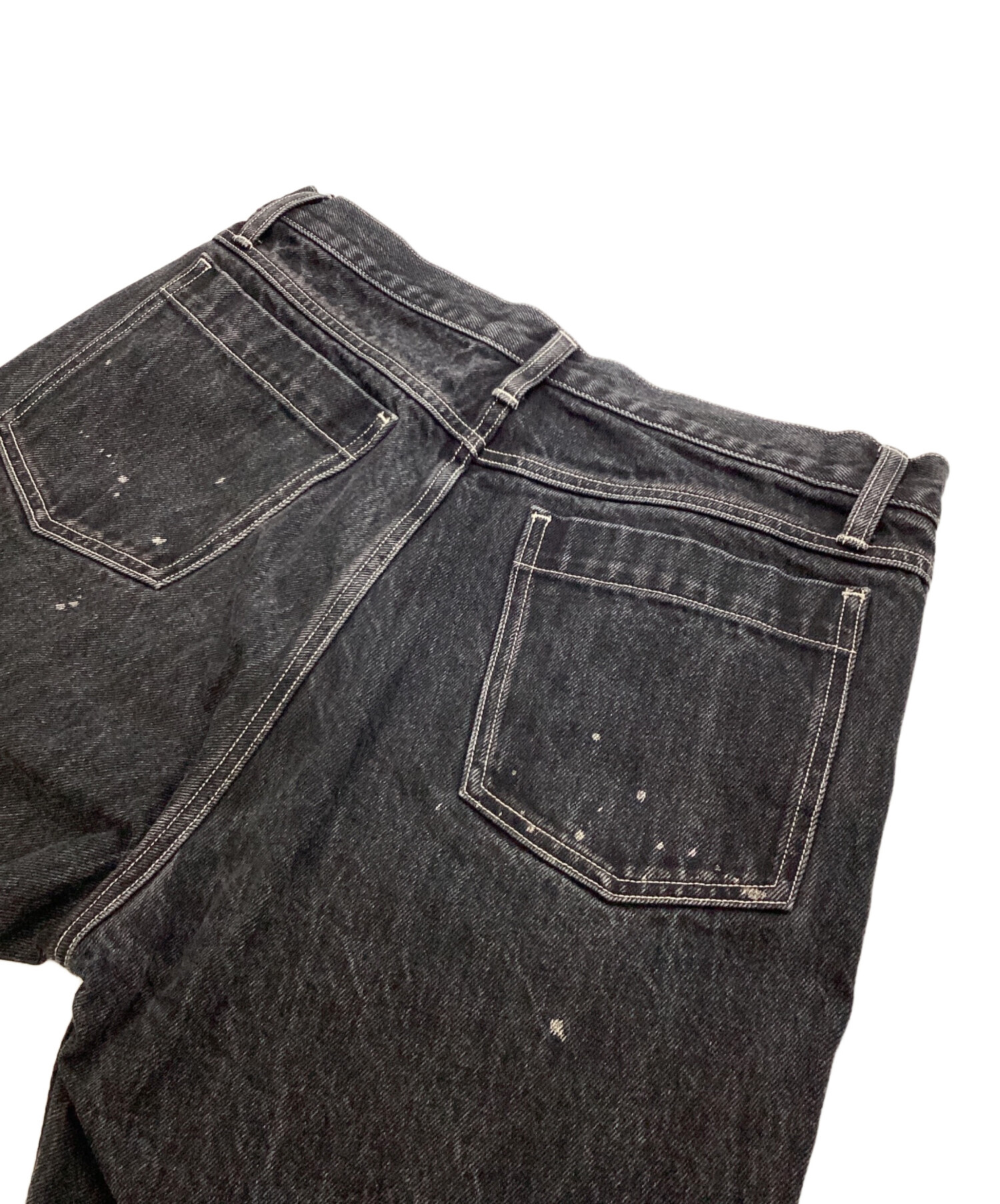 中古・古着通販】Soe (ソーイ) デニムパンツ ブラック｜ブランド・古着