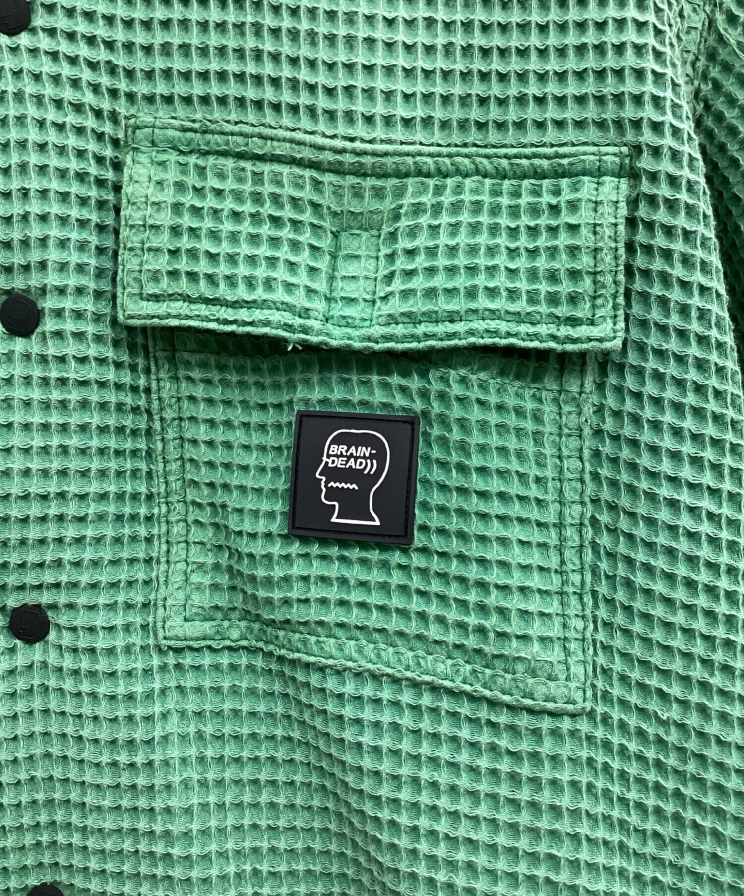 中古・古着通販】BRAIN DEAD (ブレインデッド) WAFFLE BUTTON FRONT
