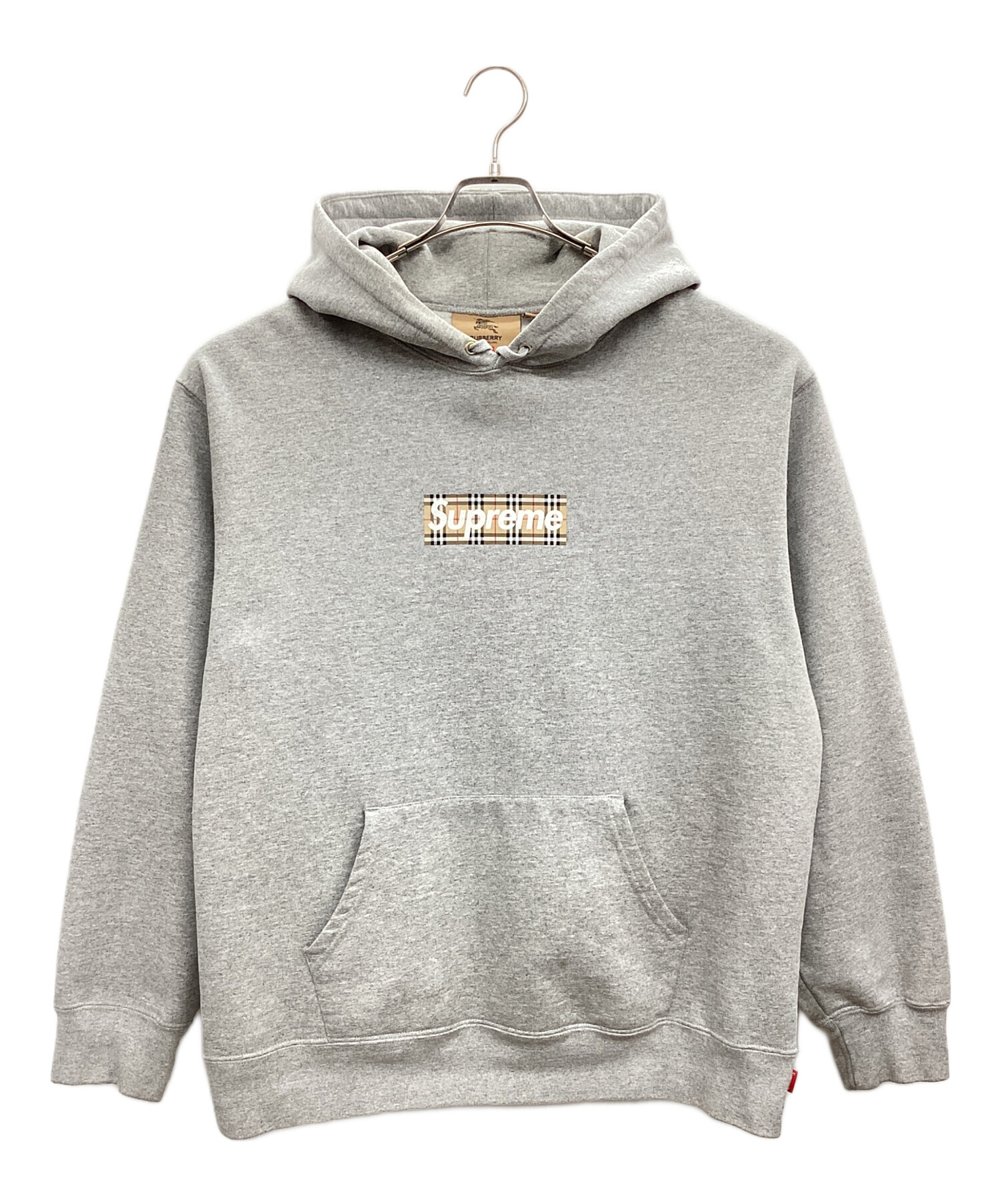 Supreme × Burberry グレー パーカー Supreme × Burberry グレー パーカー 【公式通販】
