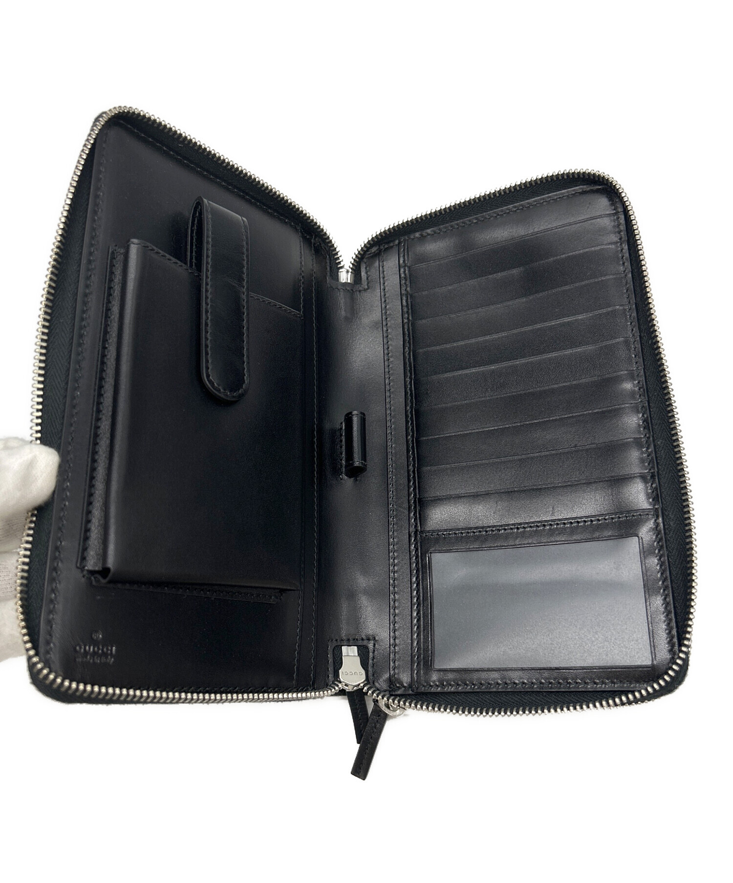 中古・古着通販】GUCCI (グッチ) トラベルケース ブラック｜ブランド