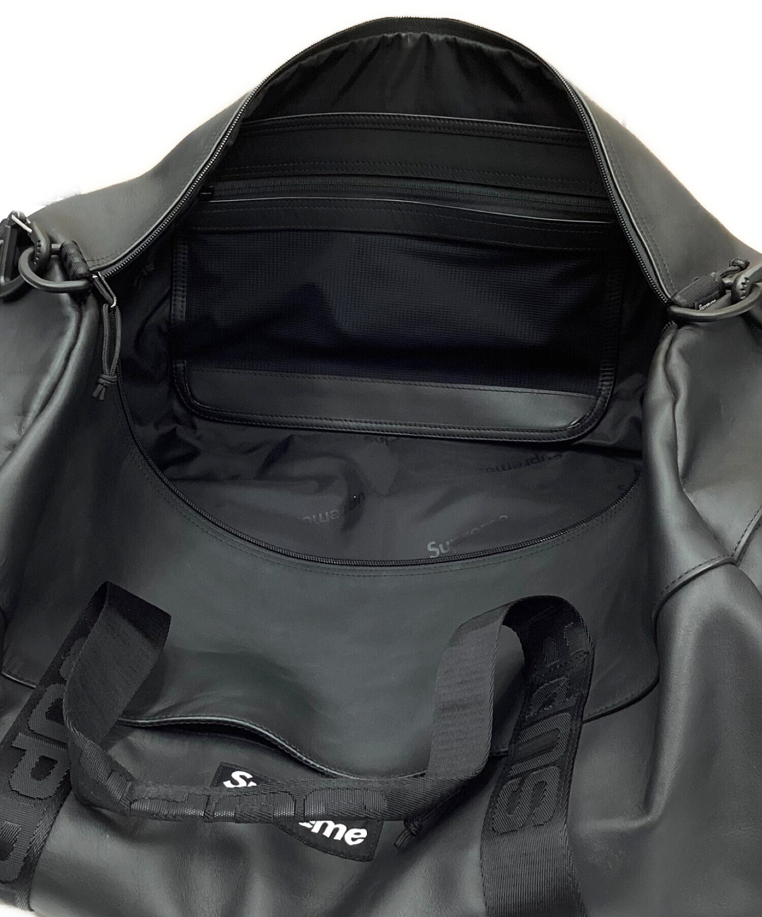 Supreme ブラック ダッフルバッグ 中古・古着通販】Supreme (シュプリーム) ダッフルバッグ