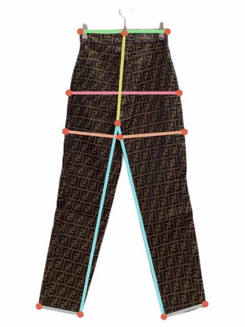 中古・古着通販】FENDI (フェンディ) パンツ ブラウン サイズ:42