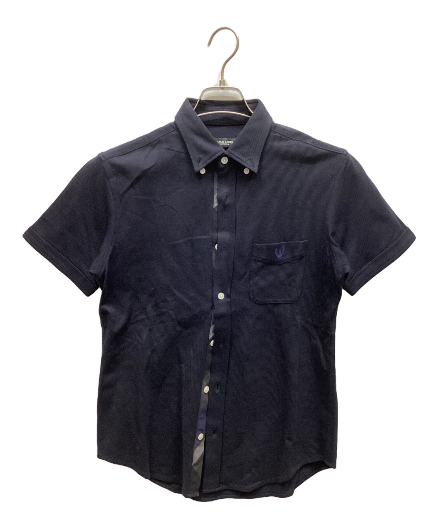 ブラックレーベル クレストブリッジ 半袖シャツ　Mサイズ　25,300円 紺系 中古・古着通販】BLACK LABEL CRESTBRIDGE (ブラックレーベル クレスト