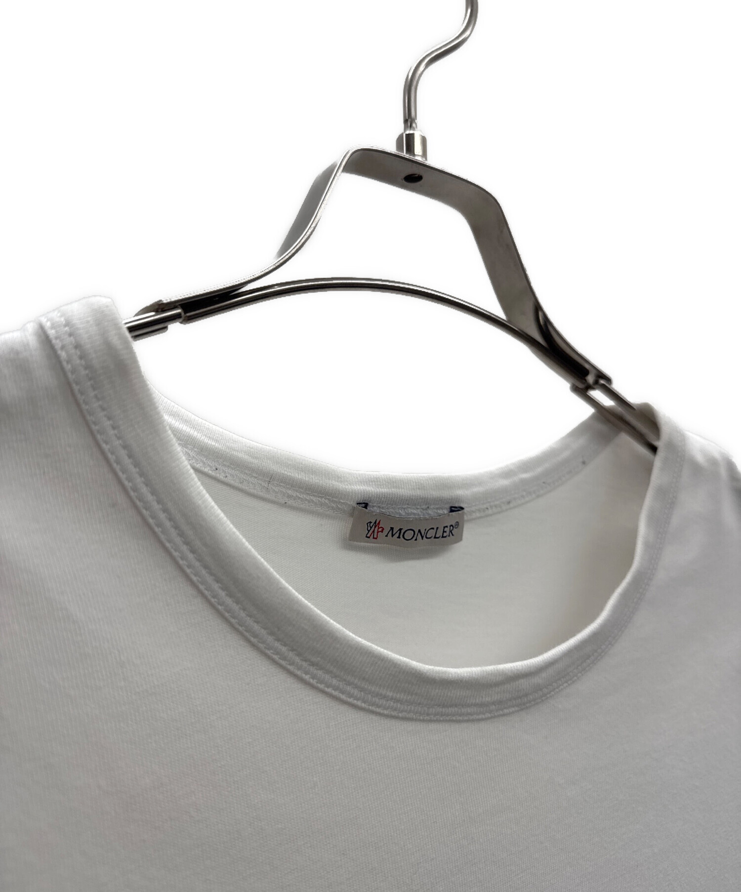 【MONCLER/モンクレール】 MAGLIA T-SHIRT 長袖Ｔシャツ コットン100％ ブラック/ホワイト メンズ【中古】【真子質店】【GD】【IMoD】 MONCLER/モンクレール】 MAGLIA T-SHIRT 長袖Tシャツ コットン100