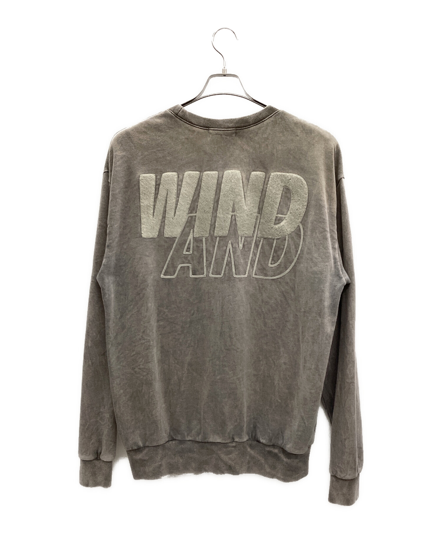 ウィンダンシー SEA CHENILLE EMB SULFUR スウェット S 中古・古着通販】WIND AND SEA (ウィンダンシー) Sea Chenille