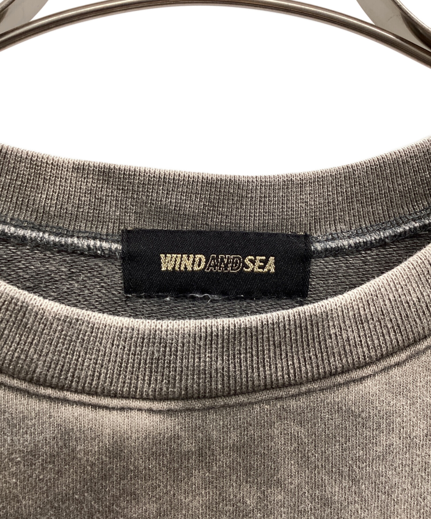 ウィンダンシー SEA CHENILLE EMB SULFUR スウェット S 中古・古着通販】WIND AND SEA (ウィンダンシー) Sea Chenille