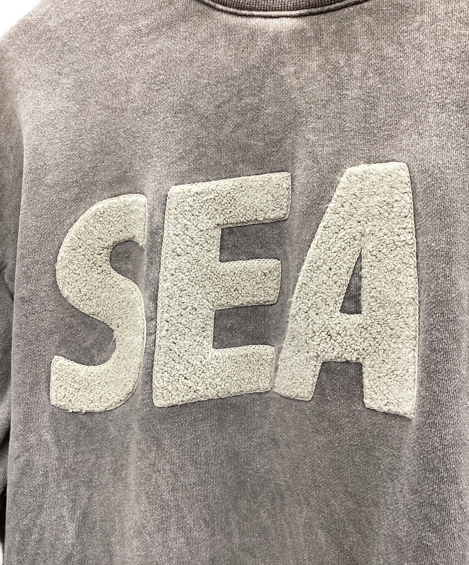 ウィンダンシー SEA CHENILLE EMB SULFUR スウェット S 中古・古着通販】WIND AND SEA (ウィンダンシー) Sea Chenille