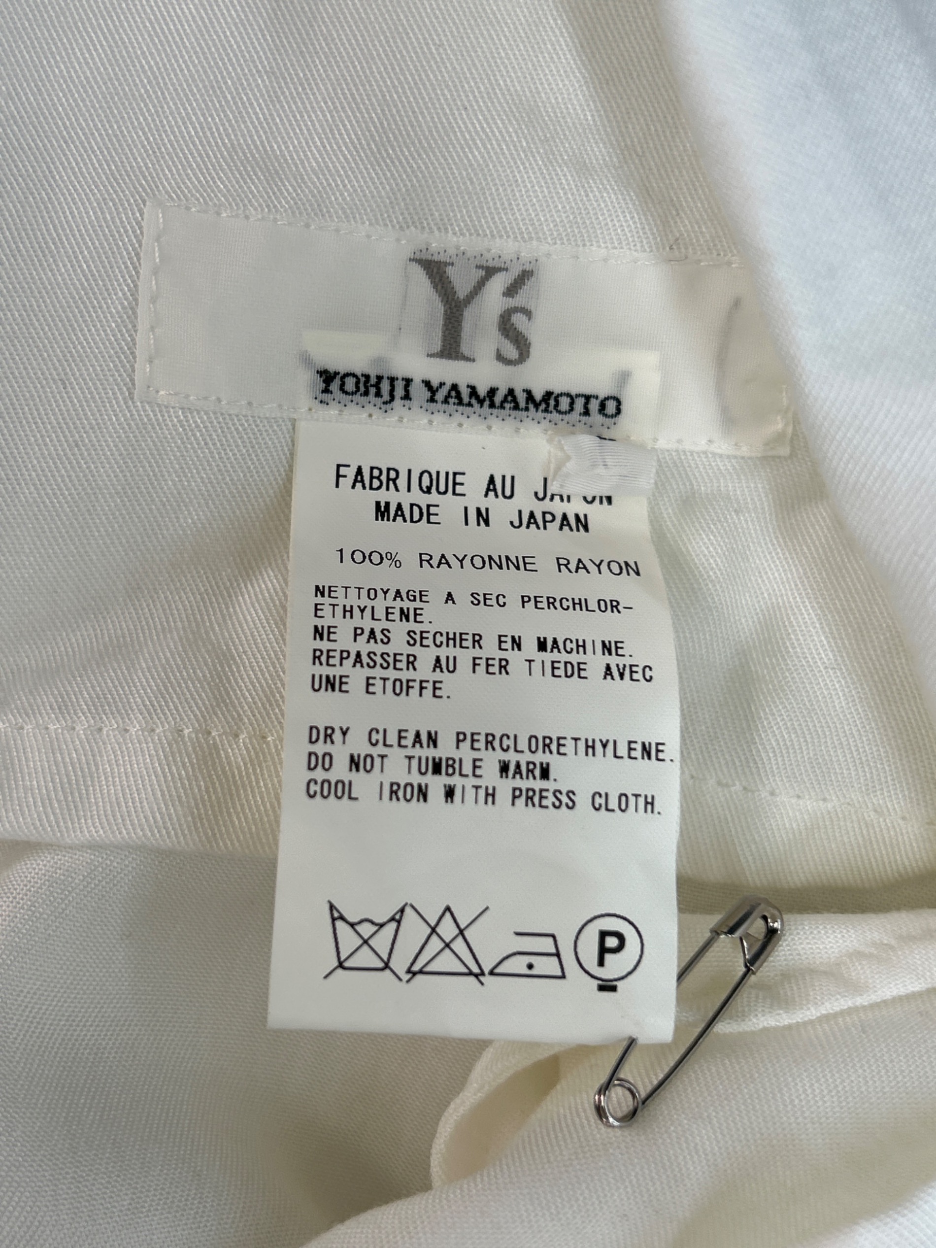 中古・古着通販】Y's (ワイズ) ラップスカート ブラック サイズ:M