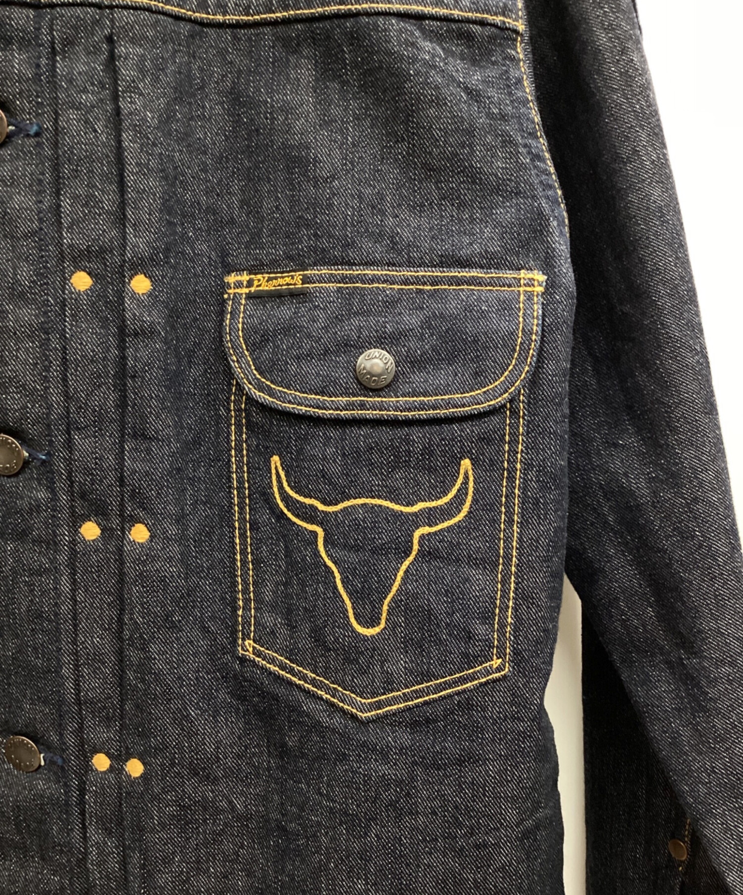 中古・古着通販】PHERROW'S (フェローズ) デニムジャケット インディゴ