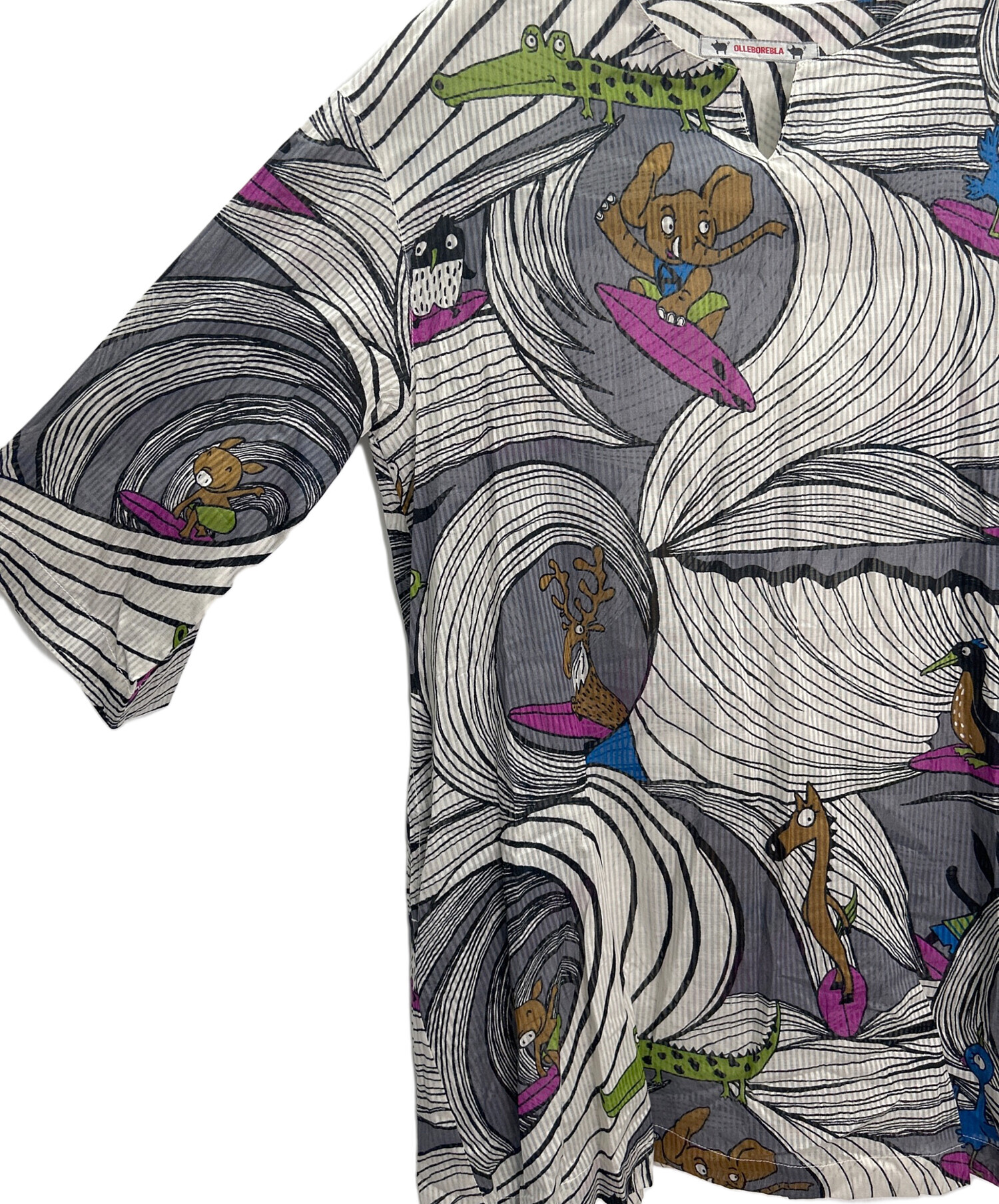 G9236*OLLEBOREBLA アルベロベロ☆ウール☆ジャケット☆グレー 【公式