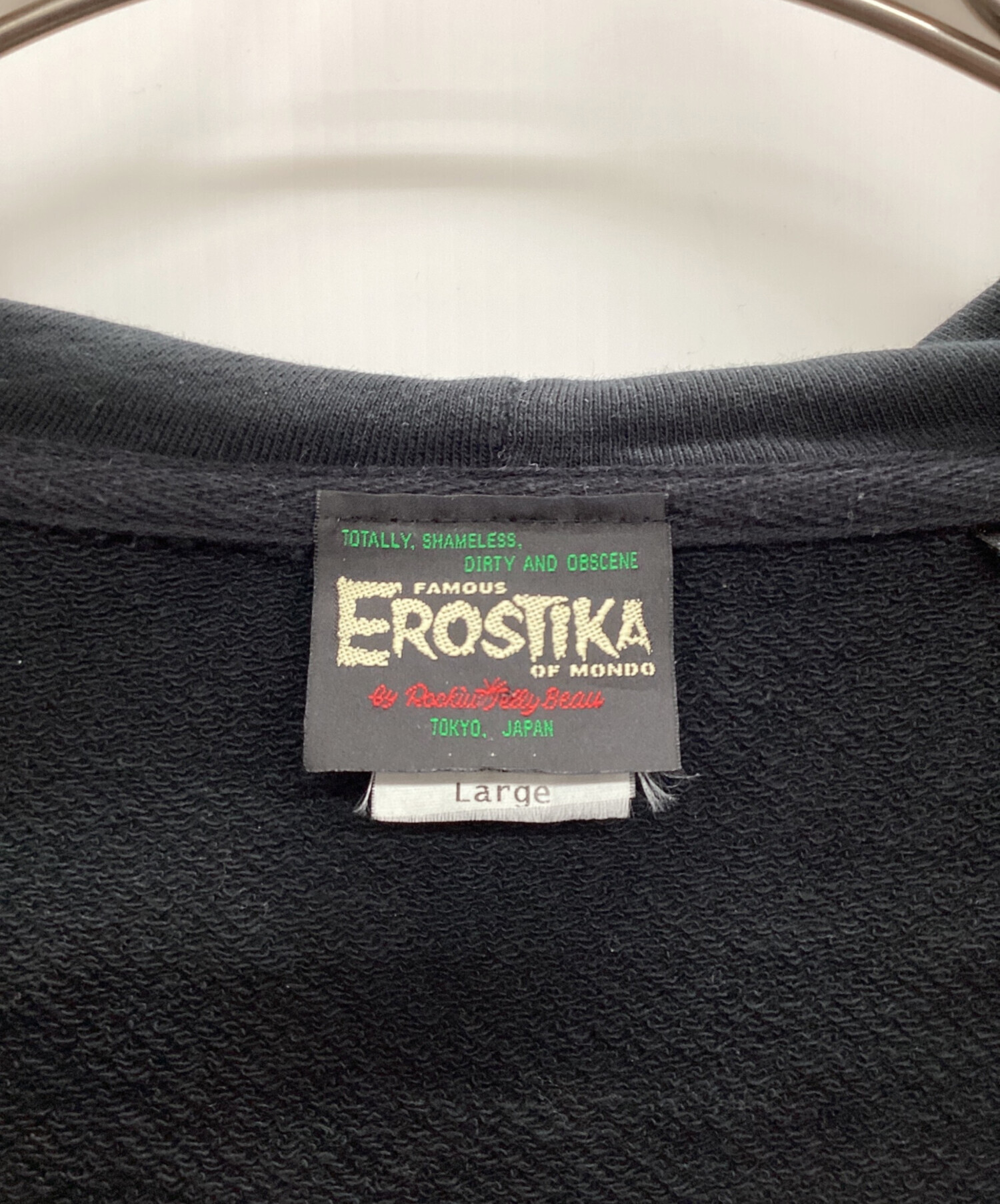 中古・古着通販】EROSTiCA (エロスティカ) ジップパーカー ブラック 