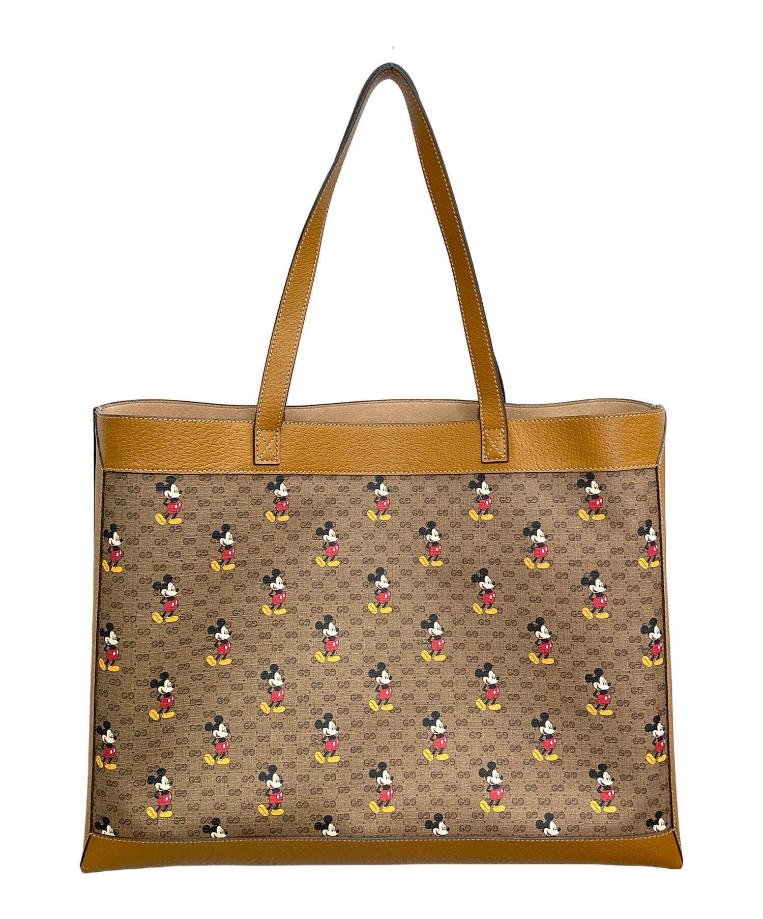 GUCCI ディズニー　ミッキー　トートバッグ 中古・古着通販】GUCCI (グッチ) DISNEY (ディズニー) トートバッグ