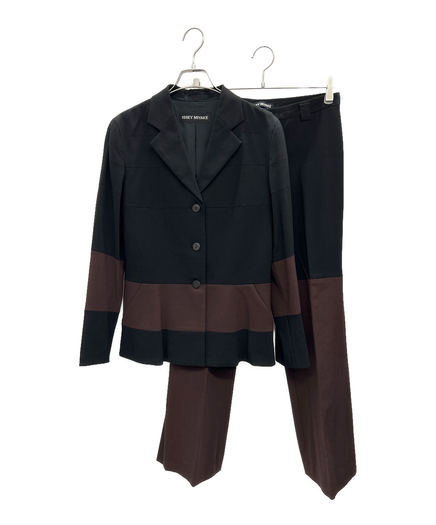 中古・古着通販】ISSEY MIYAKE (イッセイミヤケ) セットアップスーツ 