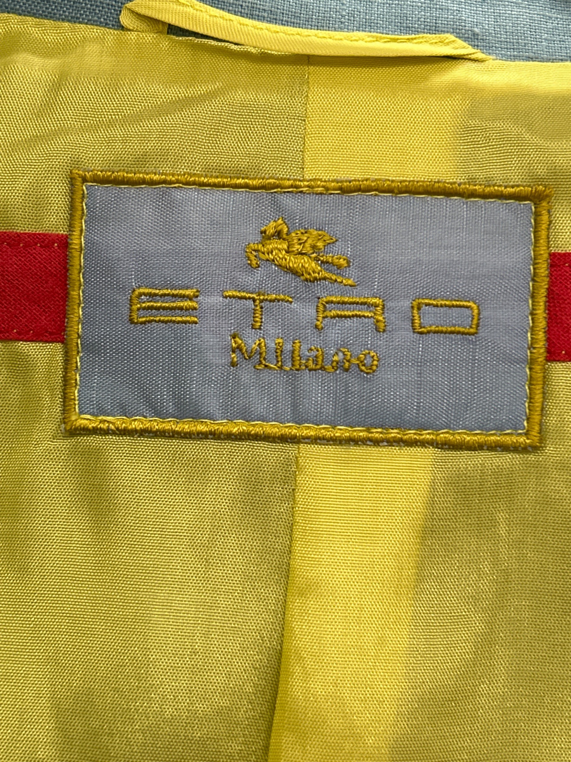 エトロ　シルク　ジャケット　40 エトロ シルク ジャケット 40 エトロ シルク ジャケット 40