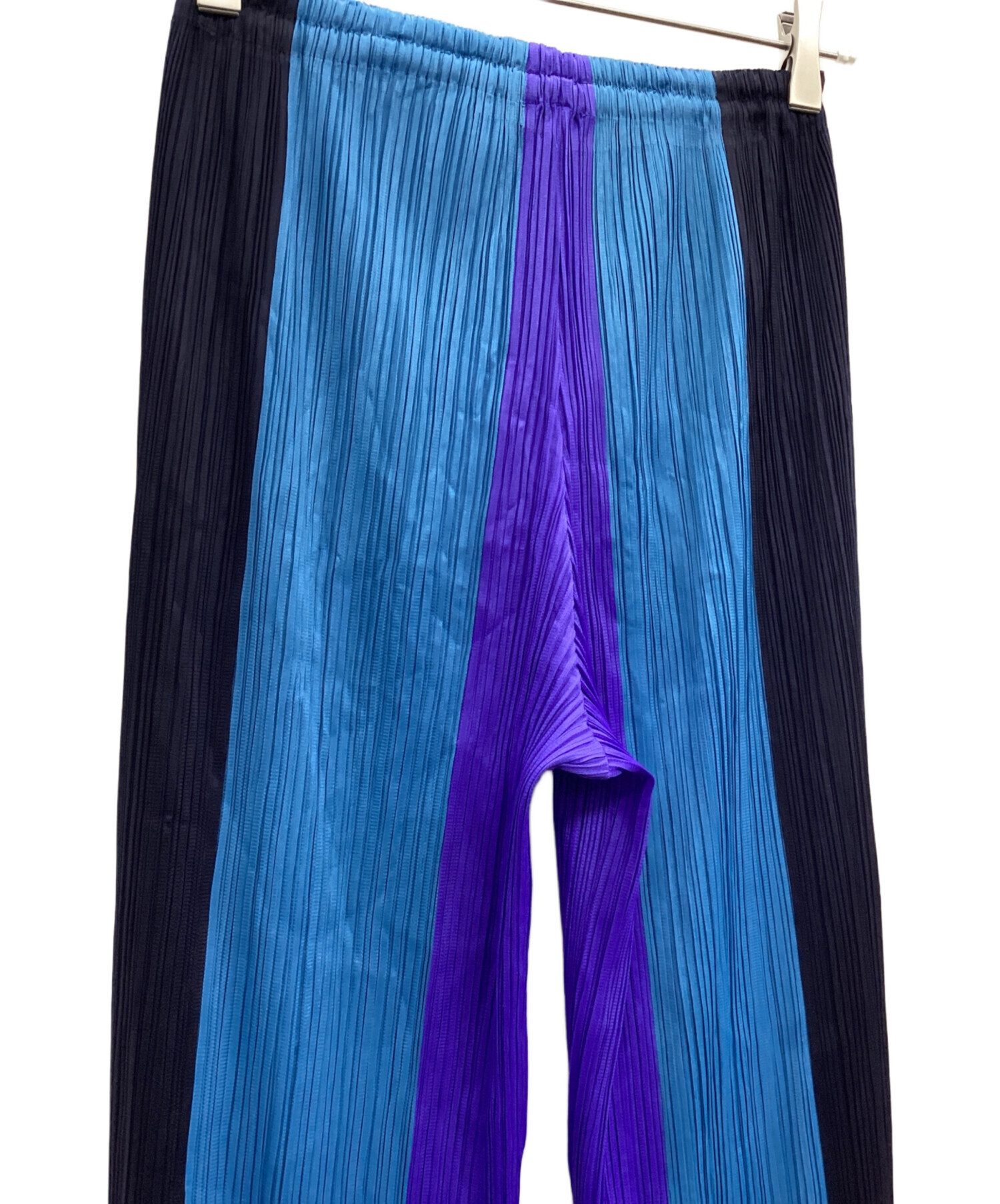 中古・古着通販】PLEATS PLEASE (プリーツプリーズ) パンツ ブルー