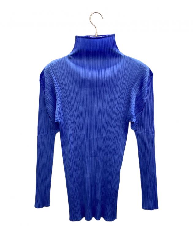 美品 XL PLEATS PLEASE プリーツプリーズ 長袖 ブラウス 紫 美品 XL PLEATS PLEASE プリーツプリーズ 長袖 ブラウス 紫 PLEATS