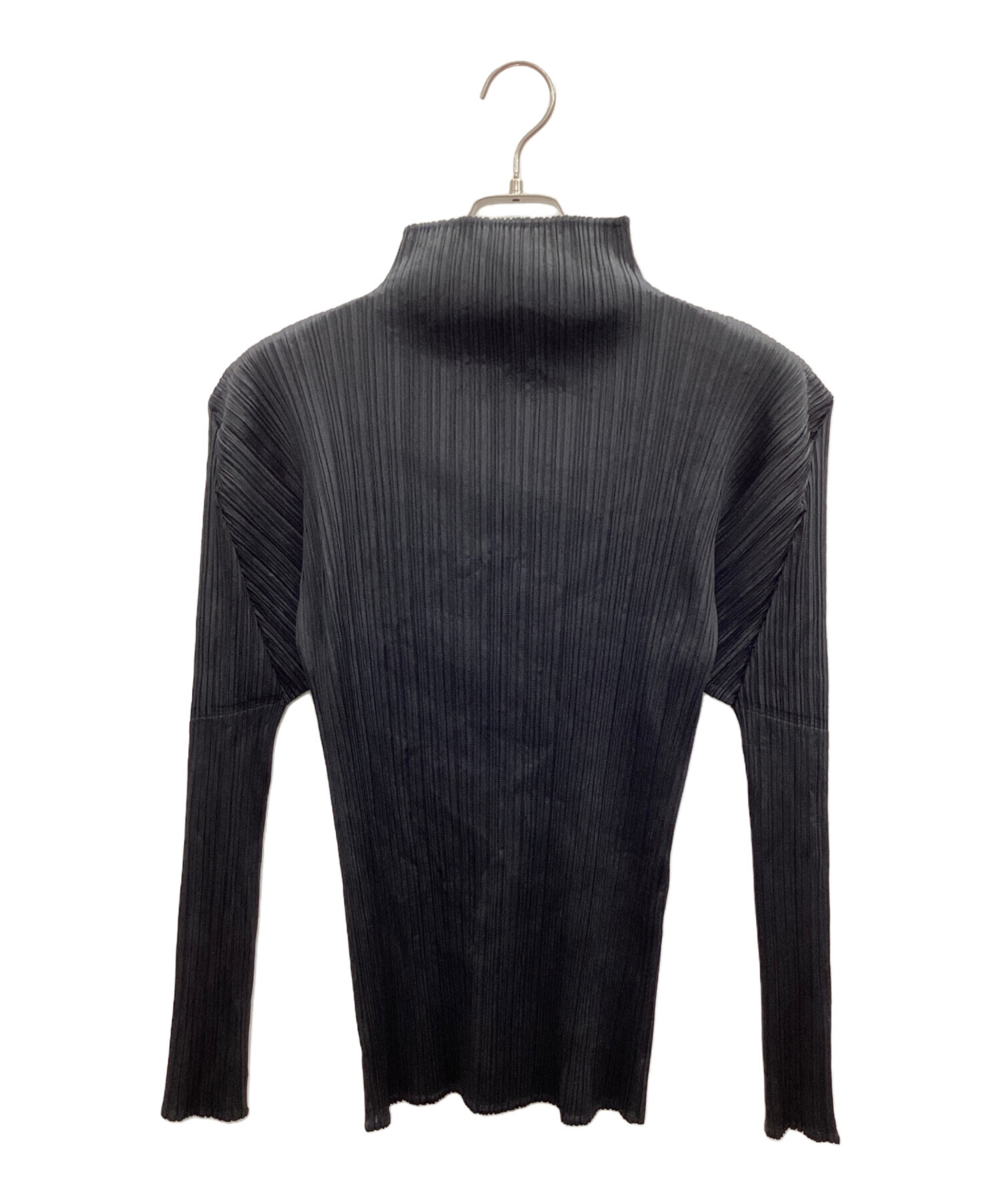 PLEATS PLEASE ストライプ柄 長袖トップス　中古品♥ 中古・古着通販】PLEATS PLEASE (プリーツプリーズ) 長袖ブラウス