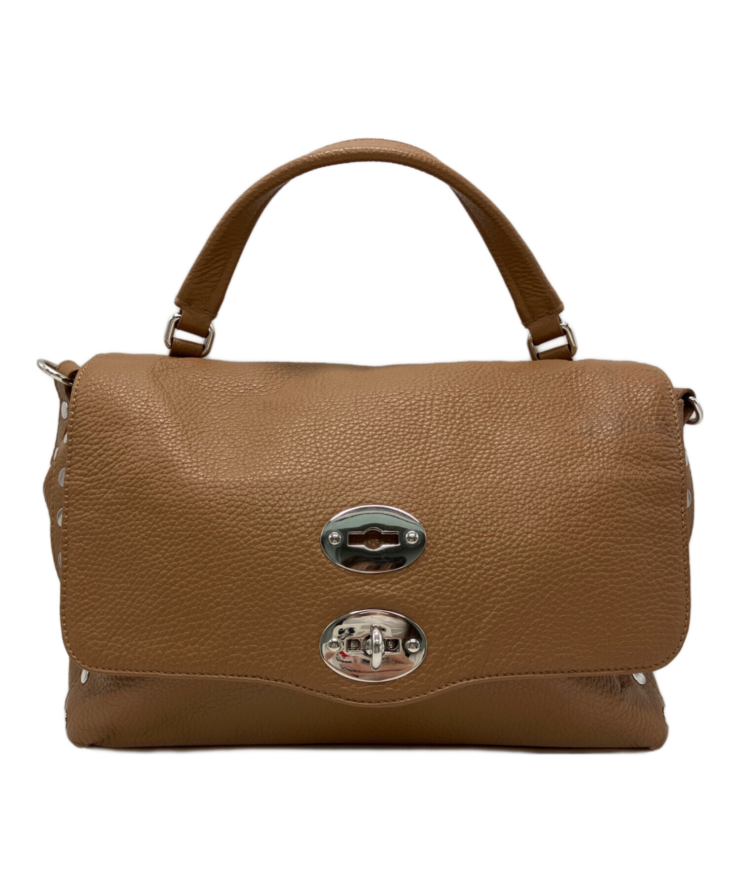 ZANELLATO ブラウントートバッグ　美品 中古・古着通販】ZANELLATO (ザネラート) ZANELLATO ショルダーバッグ