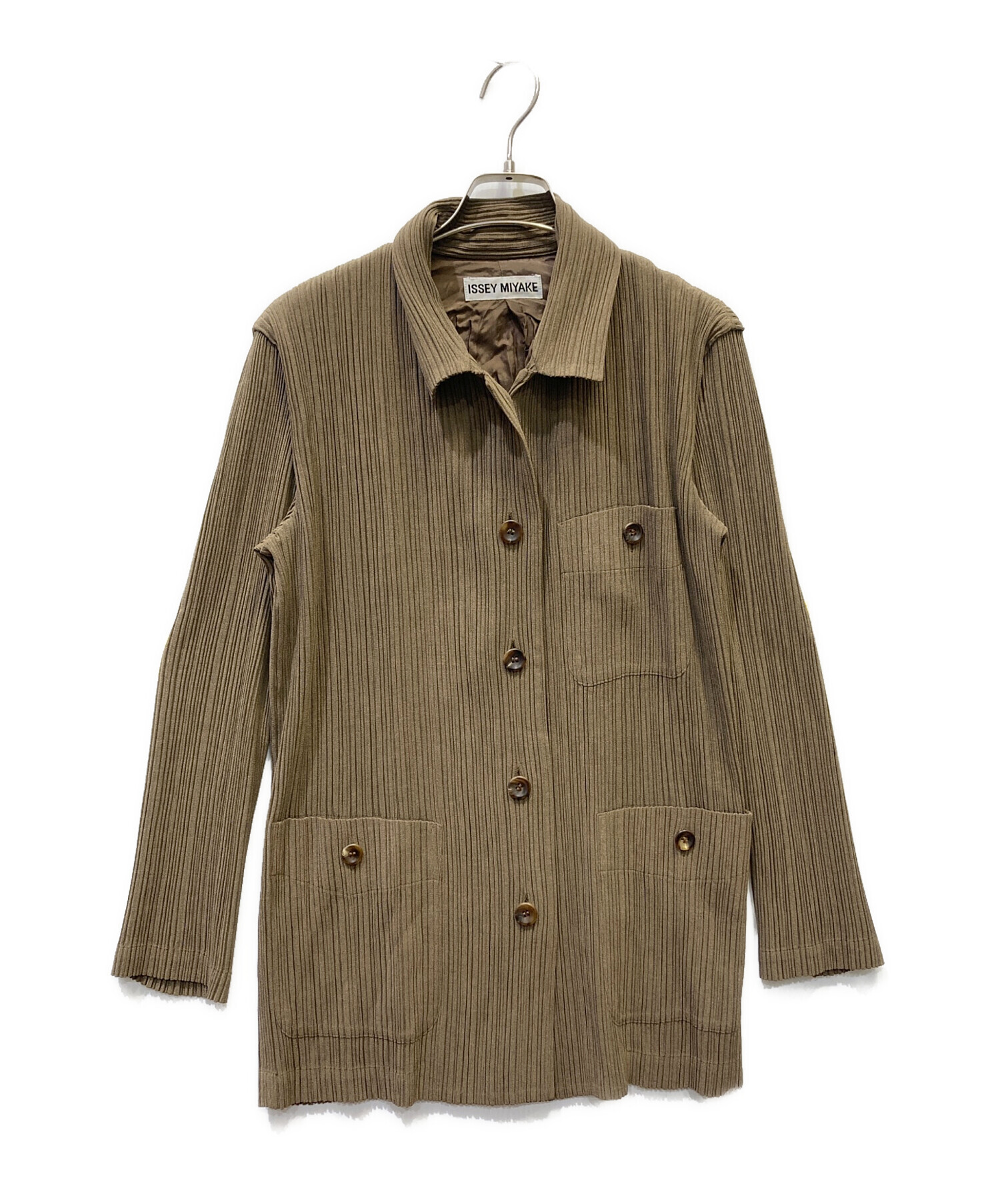 中古・古着通販】ISSEY MIYAKE (イッセイミヤケ) プリーツジャケット 