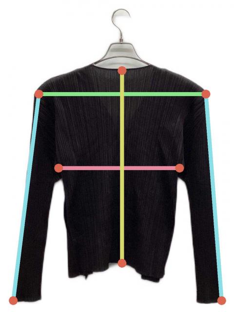 【ヴィンテージ】プリーツプリーズ PLEATS PLEASE PP31-JO286 カーディガン PLEATS PLEASE ISSEY MIYAKE - 【ヴィンテージ】プリーツプリーズ